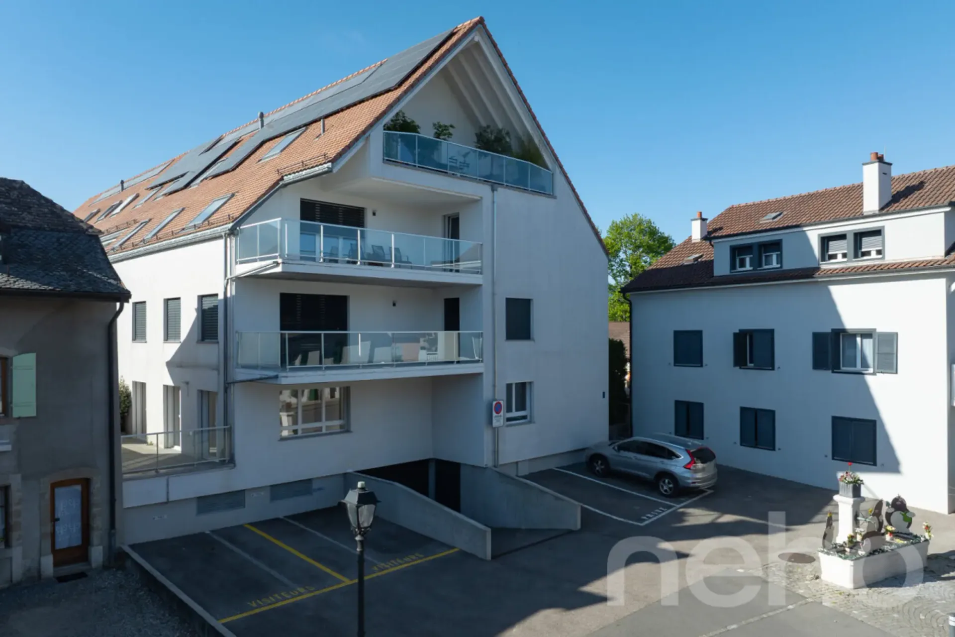 Schönes 5.5-Zimmer-Apartment mit Terrasse im Zentrum von Crassier
