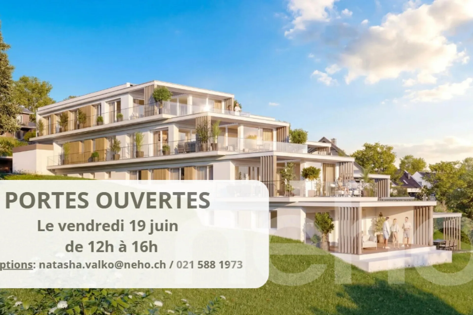 Splendide 3.5 pièces haut de gamme avec terrasse et vue lac