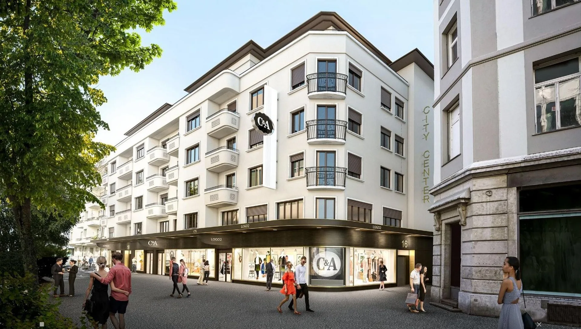 4.5-Zimmer-Wohnung mit vier Balkone im Zentrum von Biel zu vermieten