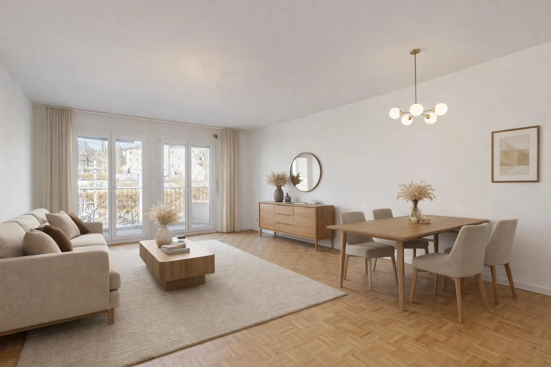 Appartements rénovés - 4.5 pièces  Rue Marcello, Fribourg