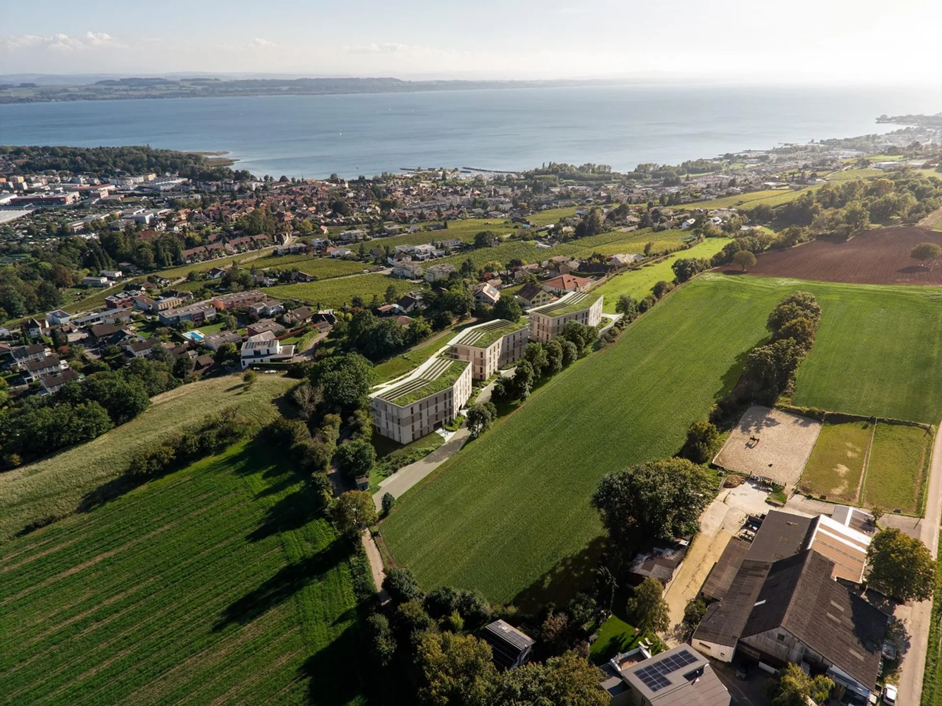 Nouveau projet à St-Blaise - 3.5 pièces avec vue lac