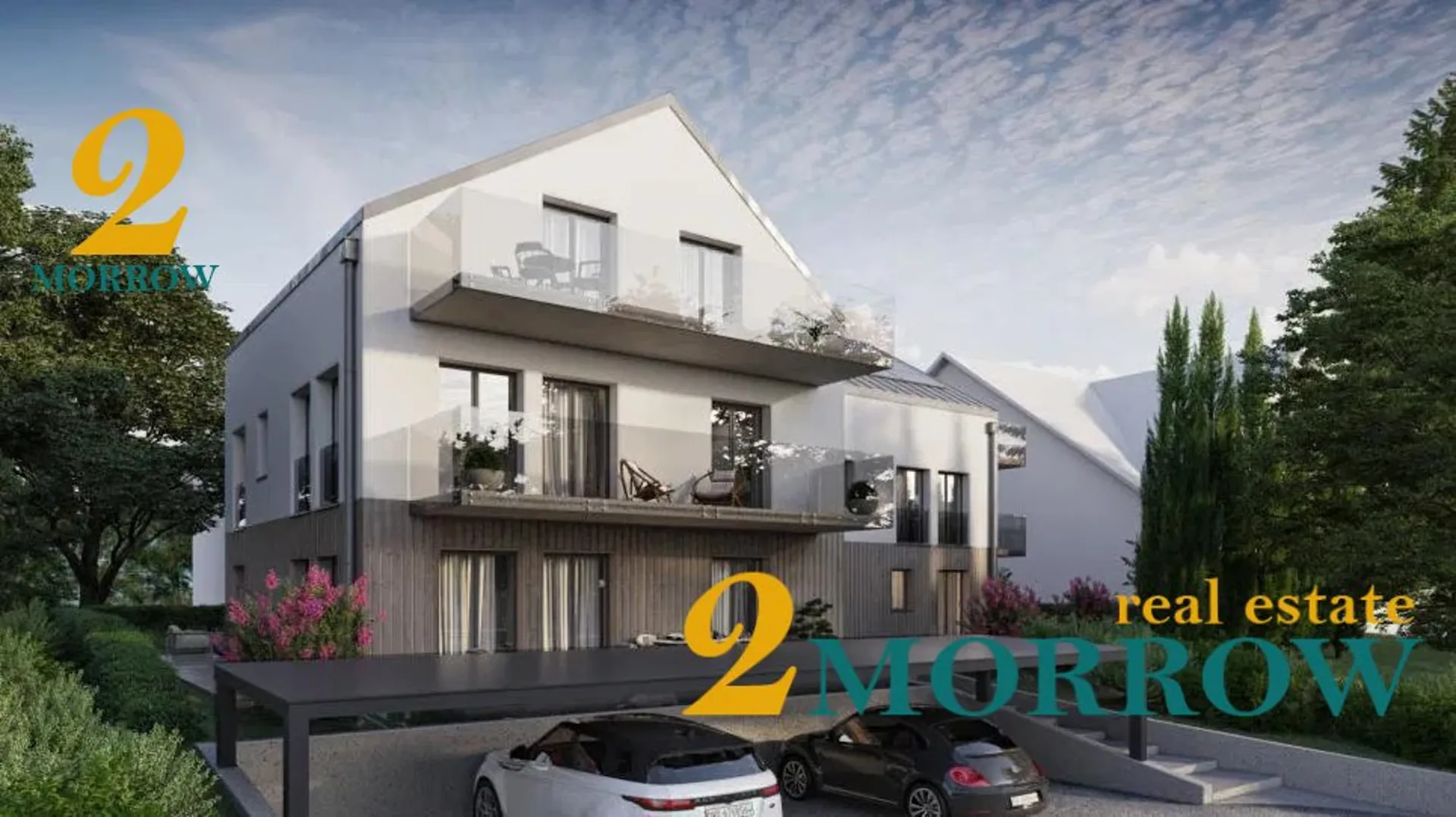 Appartement 3 - 6.5 pièces en duplex avec deux balcons et vue sur les Alpes