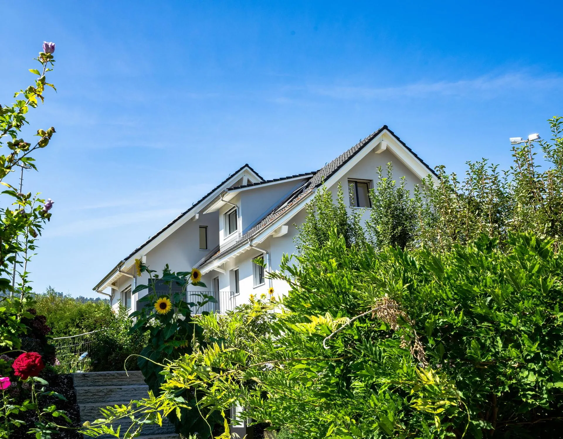 Neue grosse Gartenwohnung inkl. Garage und Parkplatz an guter Lage