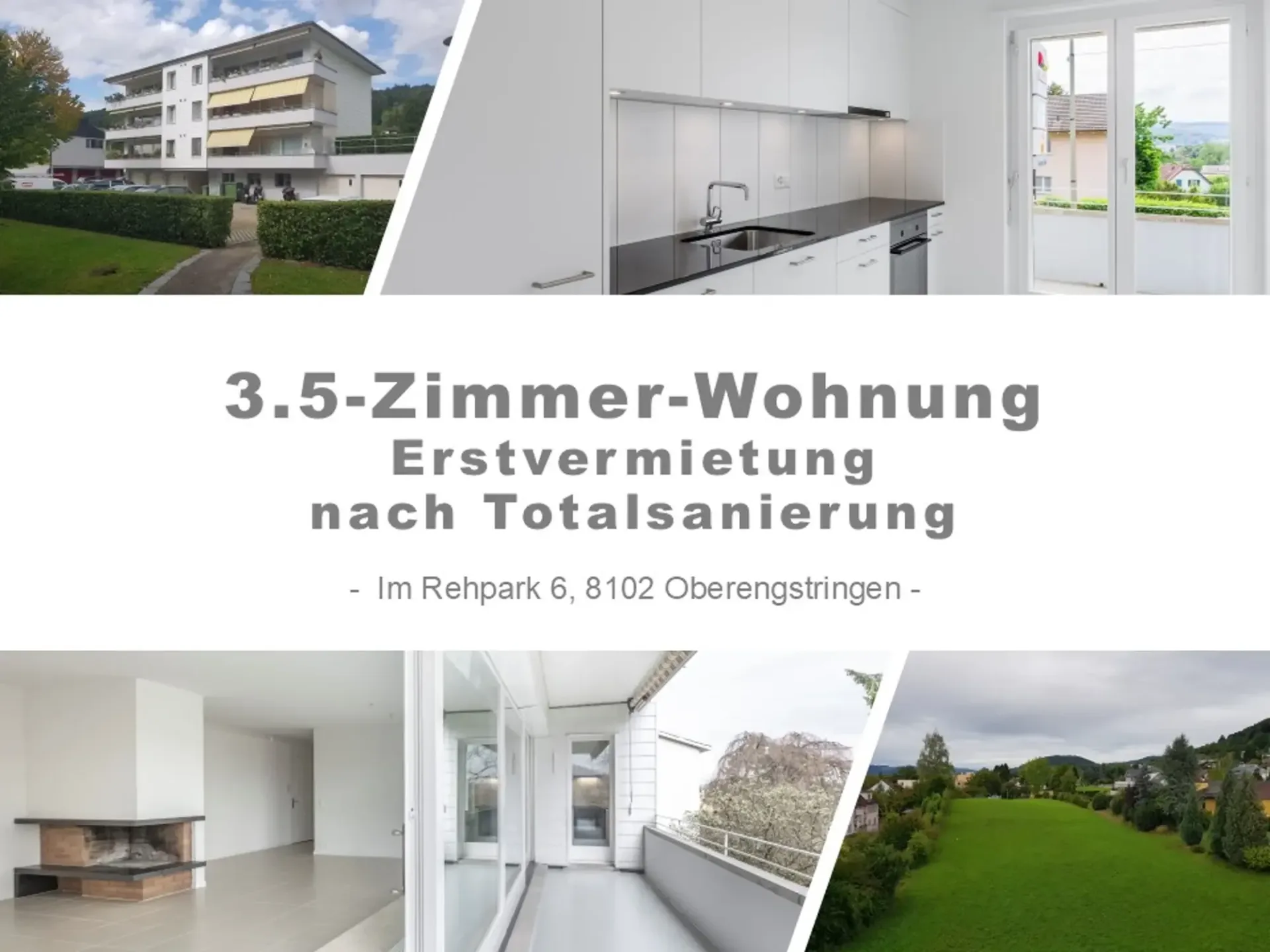 3 ½-Zimmerwohnung mit grossem Balkon - Erstvermietung nach Totalsanierung