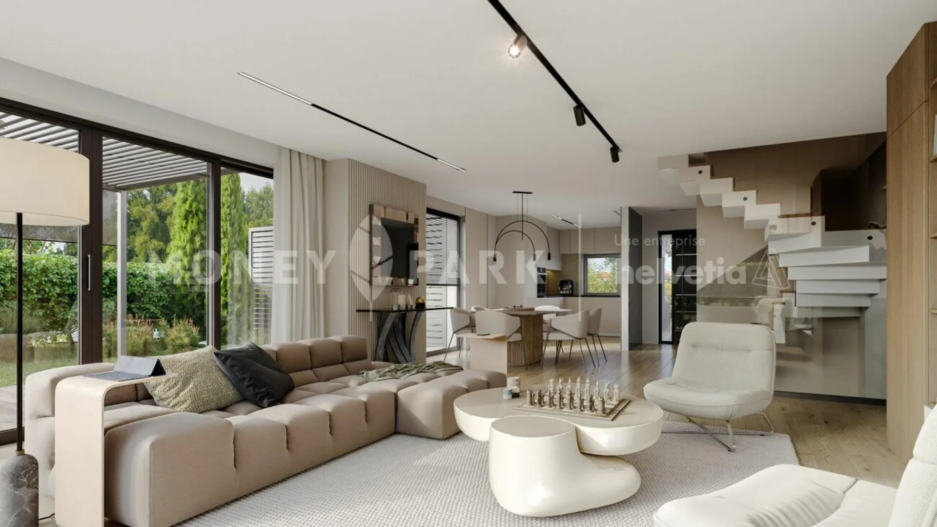 PROJET DE 2 VILLAS CONTEMPORAINES - AUTORISATION EN FORCE