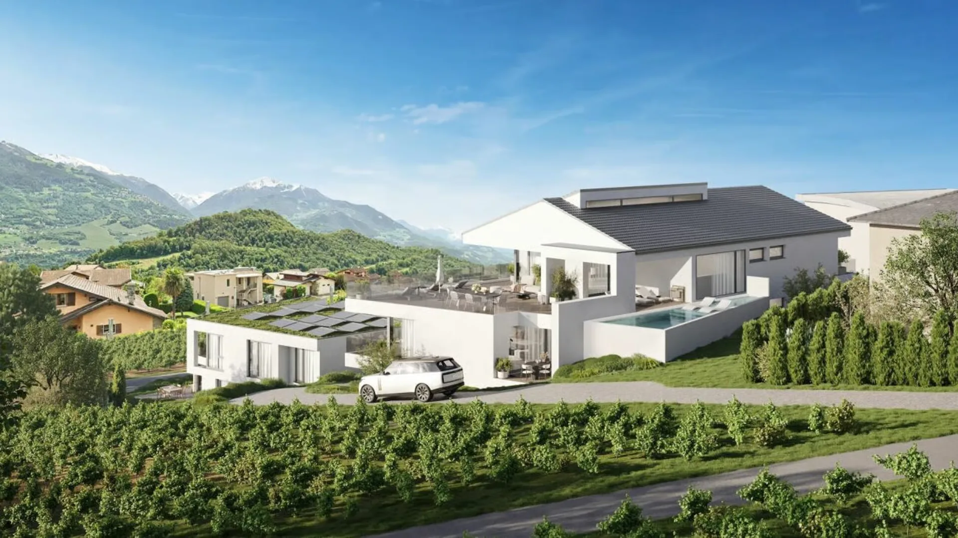 Die Residenz "Les Terrasses de Diolly"