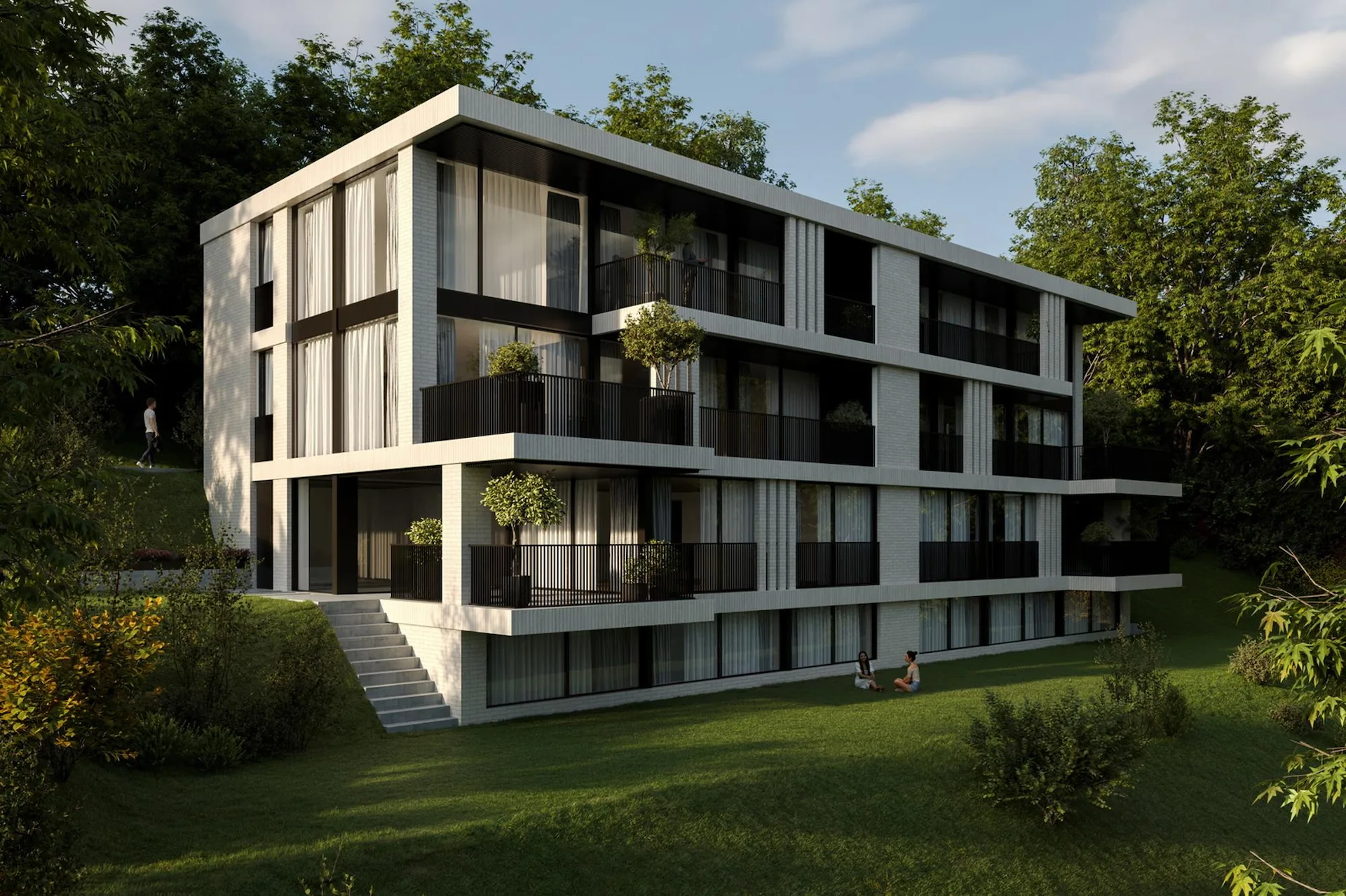 Gartenwohnung der besonderen Art