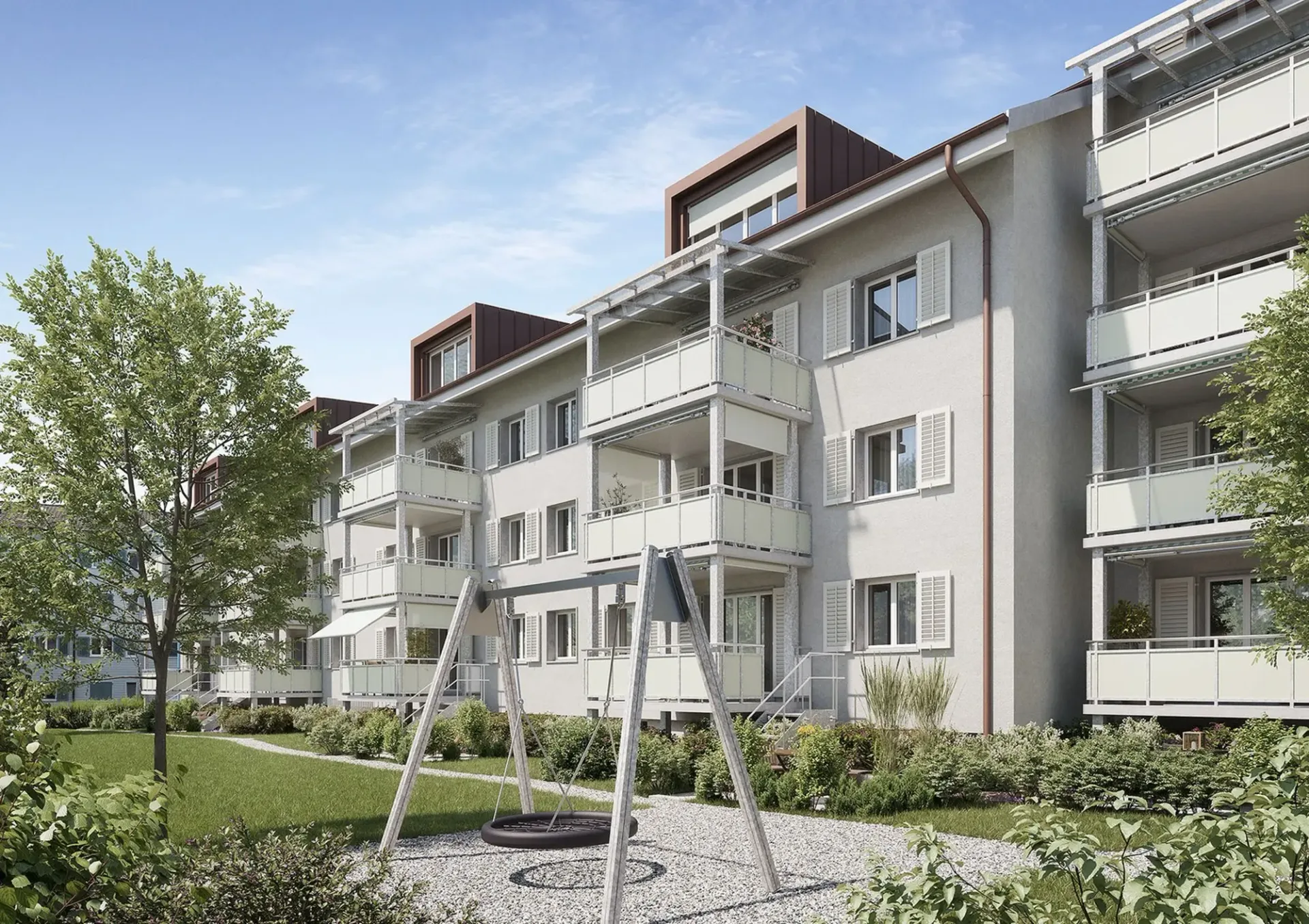 Modern wohnen über den Dächern von Winterthur