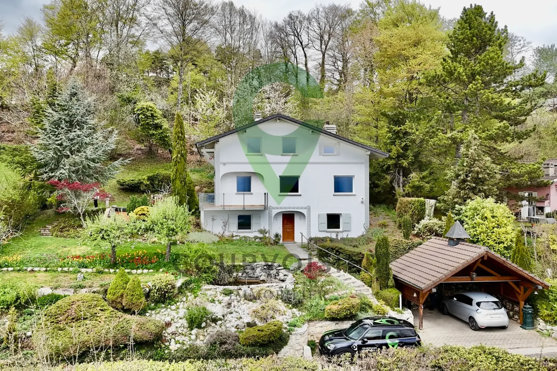 Einfamilienhaus mit 6,5 Zimmern und atemberaubendem Blick in der Nähe von Genolier