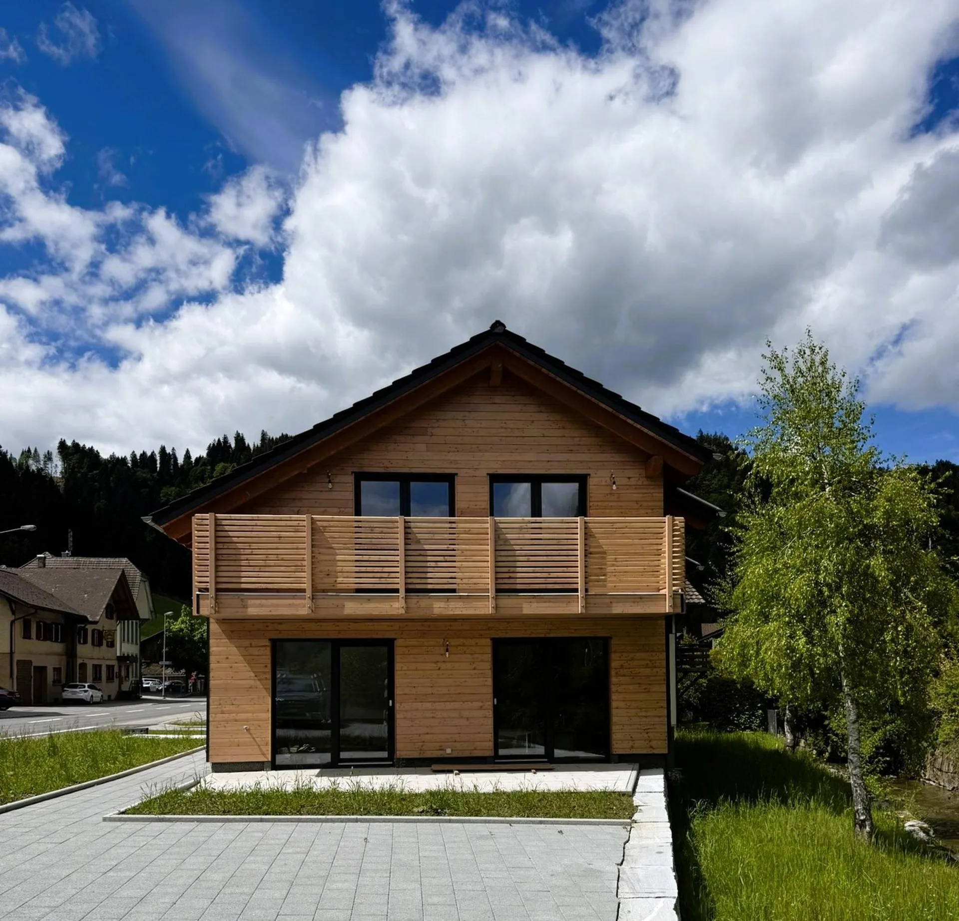 Modernes Einfamilienhaus mit Minergie-Standard in Wiggen