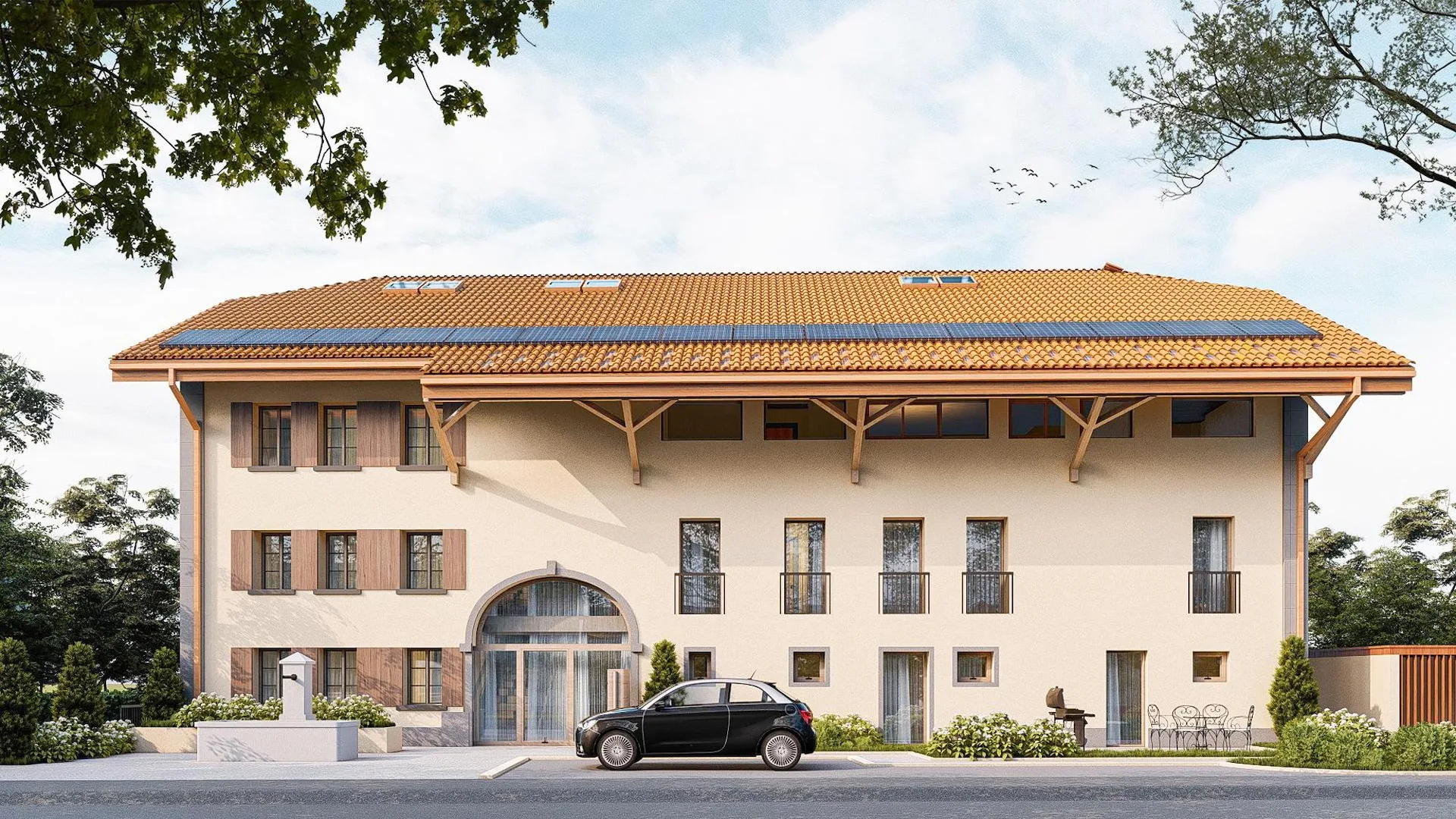 New construction in the heart of Lully, 2.5 spacious rooms