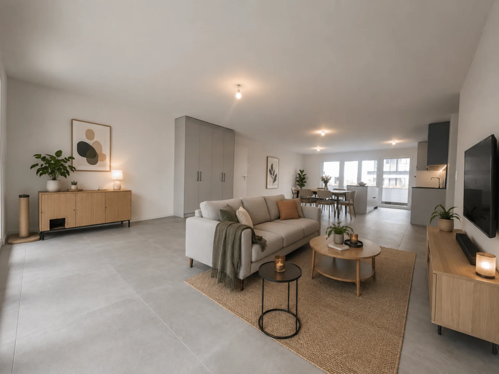 Appartement neuf de 3.5 pièces au rez-de-chaussée étage à Farvagny