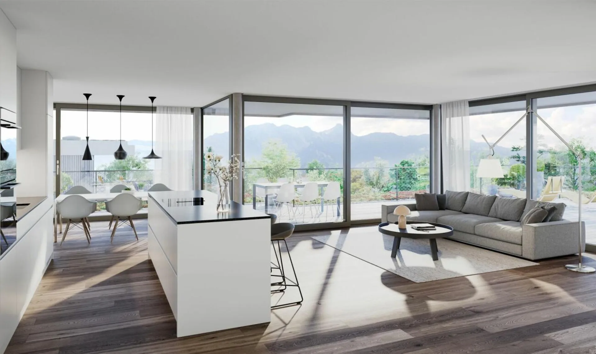 Neubau 4½-Zi-Erdgeschoss-Wohnung in Hilterfingen am Thunersee