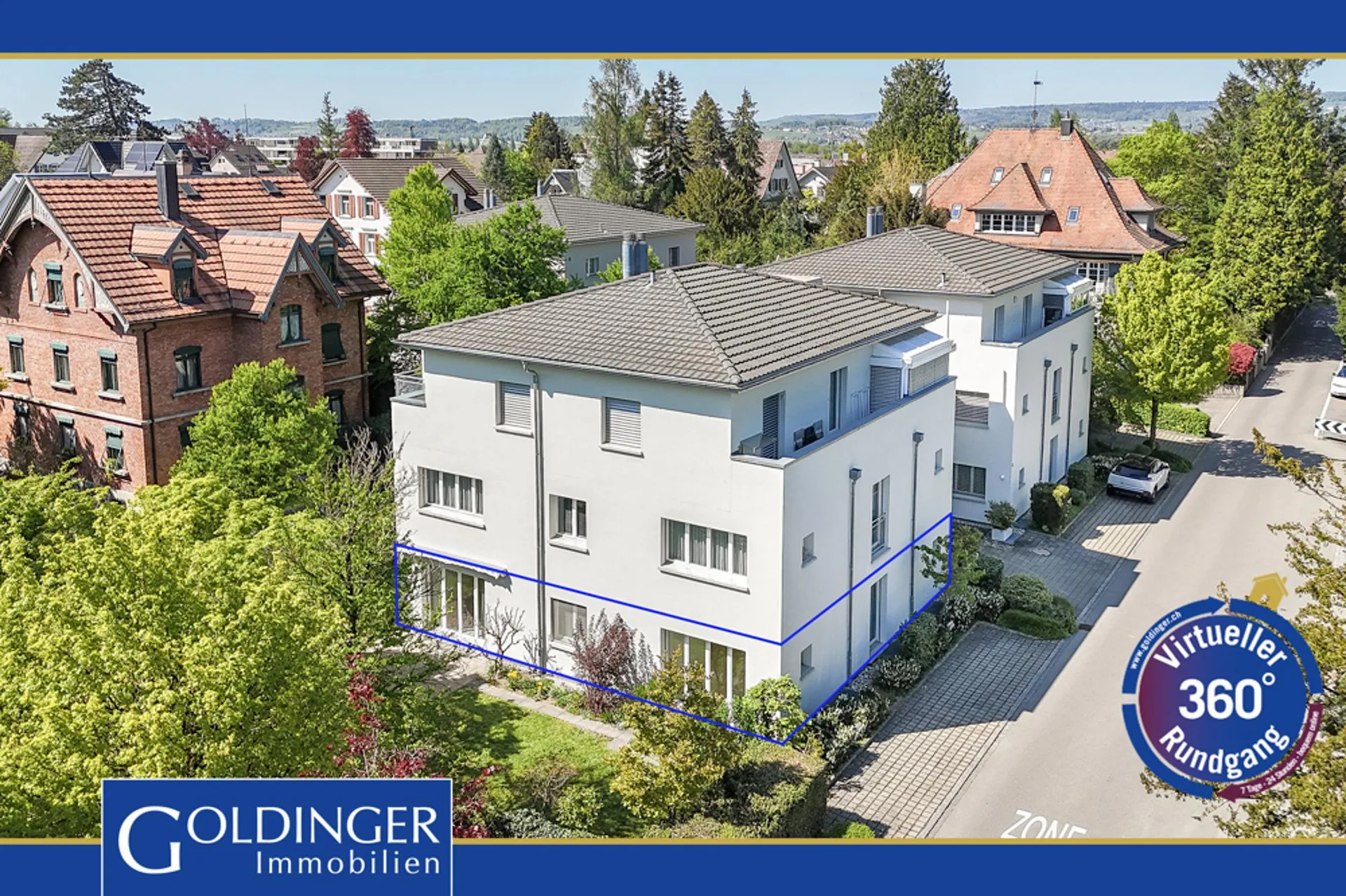 Helles Wohnen mit sonnigem Aussenbereich an bevorzugter Lage
