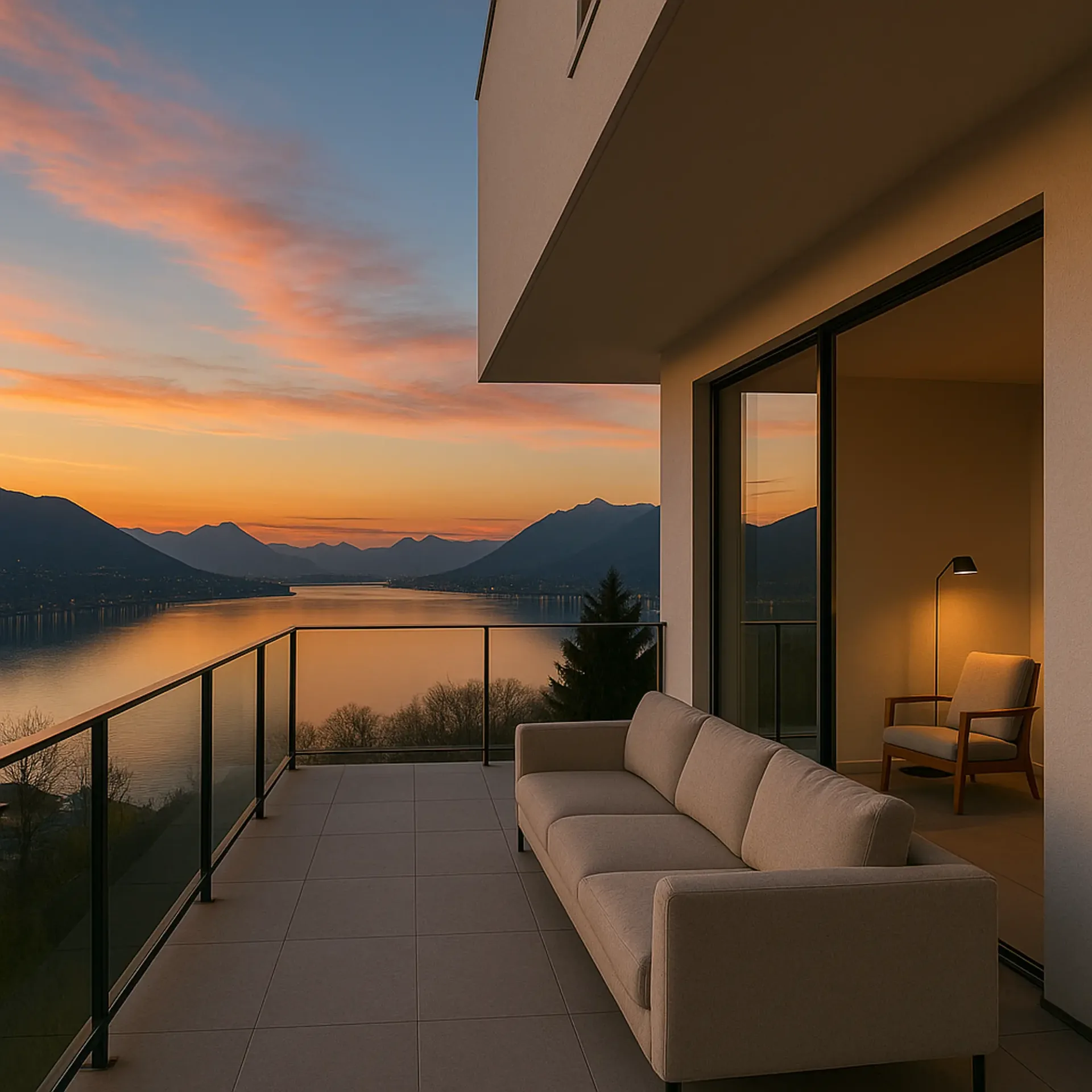 MODERNA ED ESCLUSIVA VILLA VISTA LAGO 6.5 LOCALI A PUGERNA