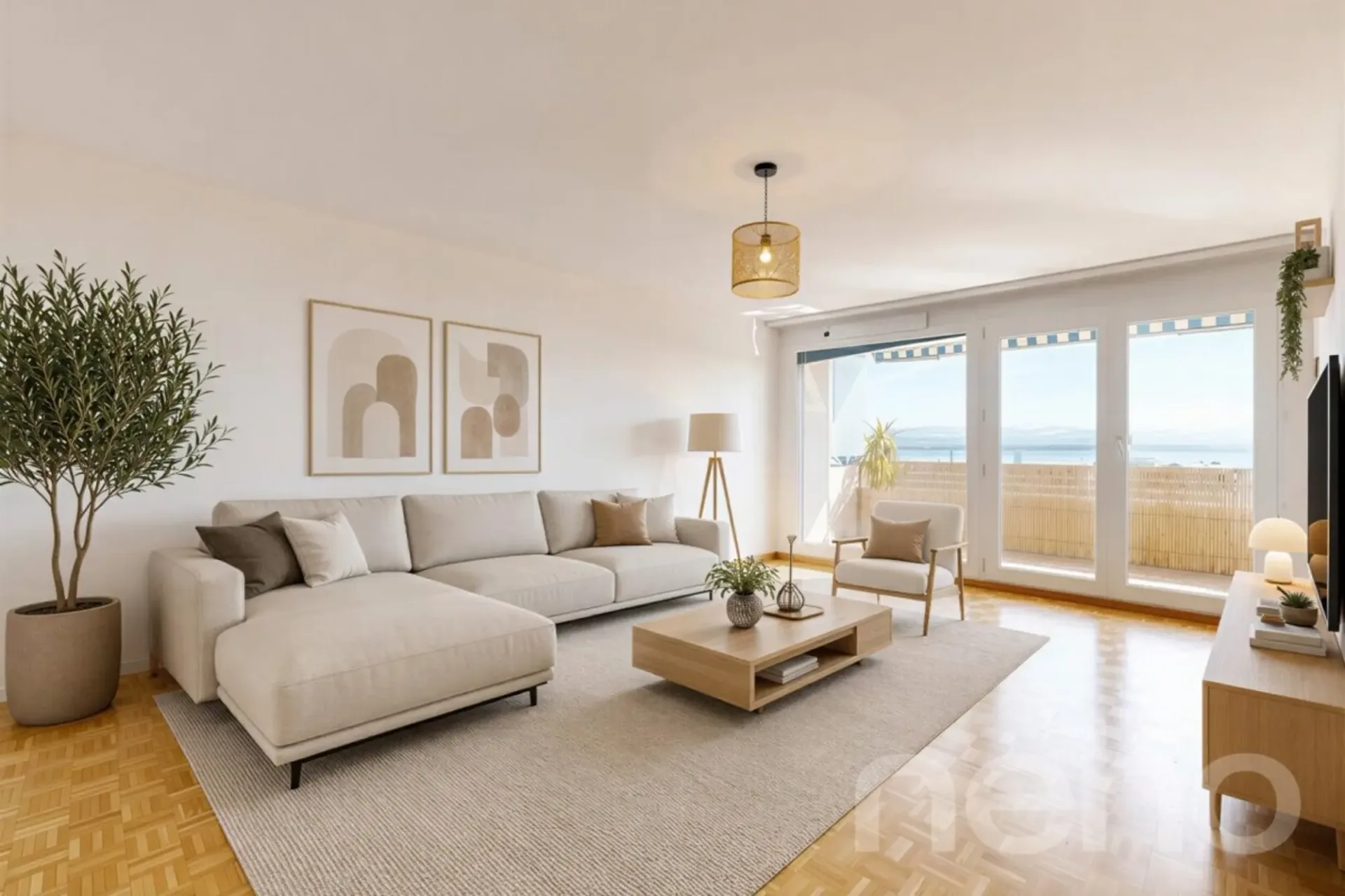 Libre de suite : Bel appartement avec sa vue sur le lac !