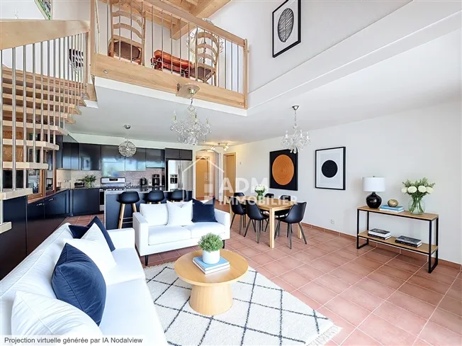 Saillon, Duplex 4.5 Zimmer mit atemberaubendem Blick auf die Bäder von Saillon