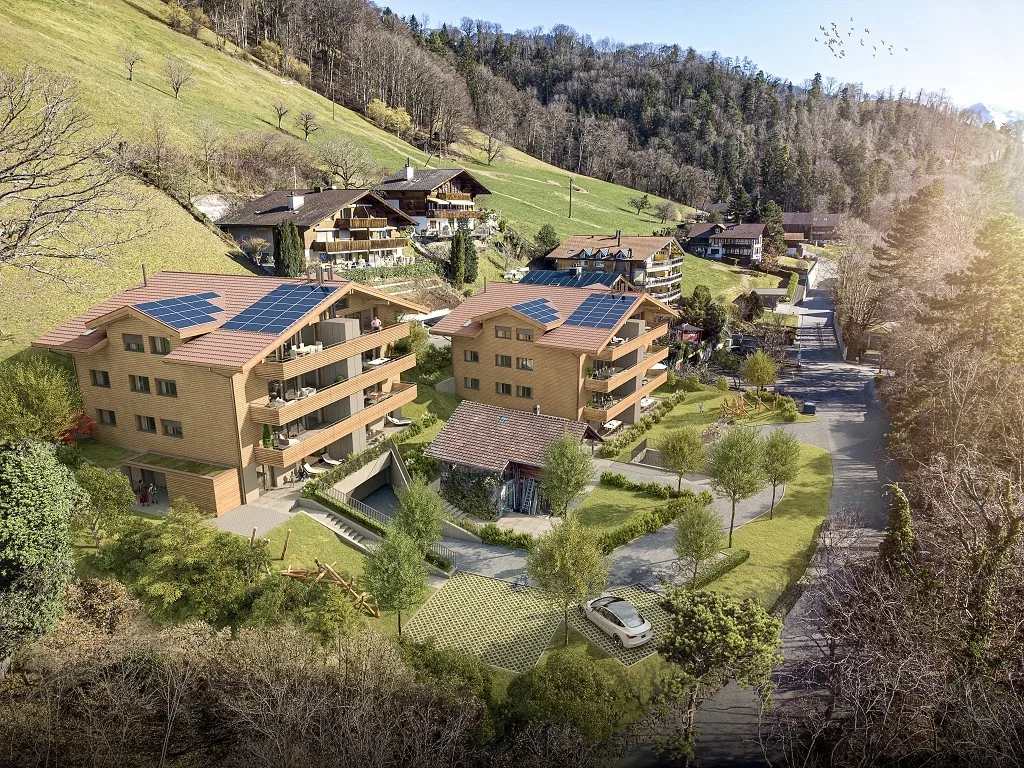 Neubauprojekt 16 Eigentumswohnungen in Gunten (Sigriswil)