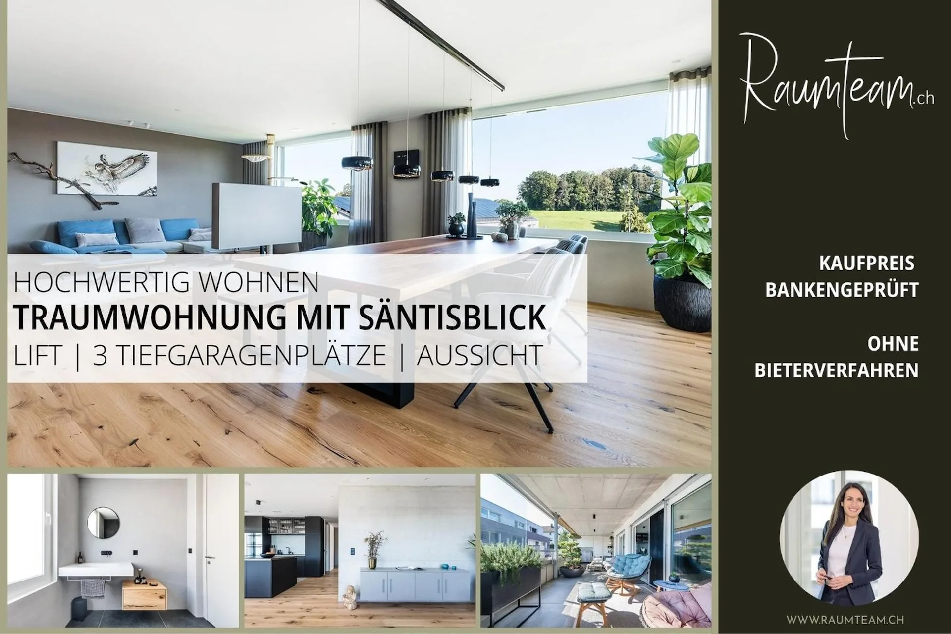 Traumwohnung mit Säntisblick: Top ausgestattet und gemütlich