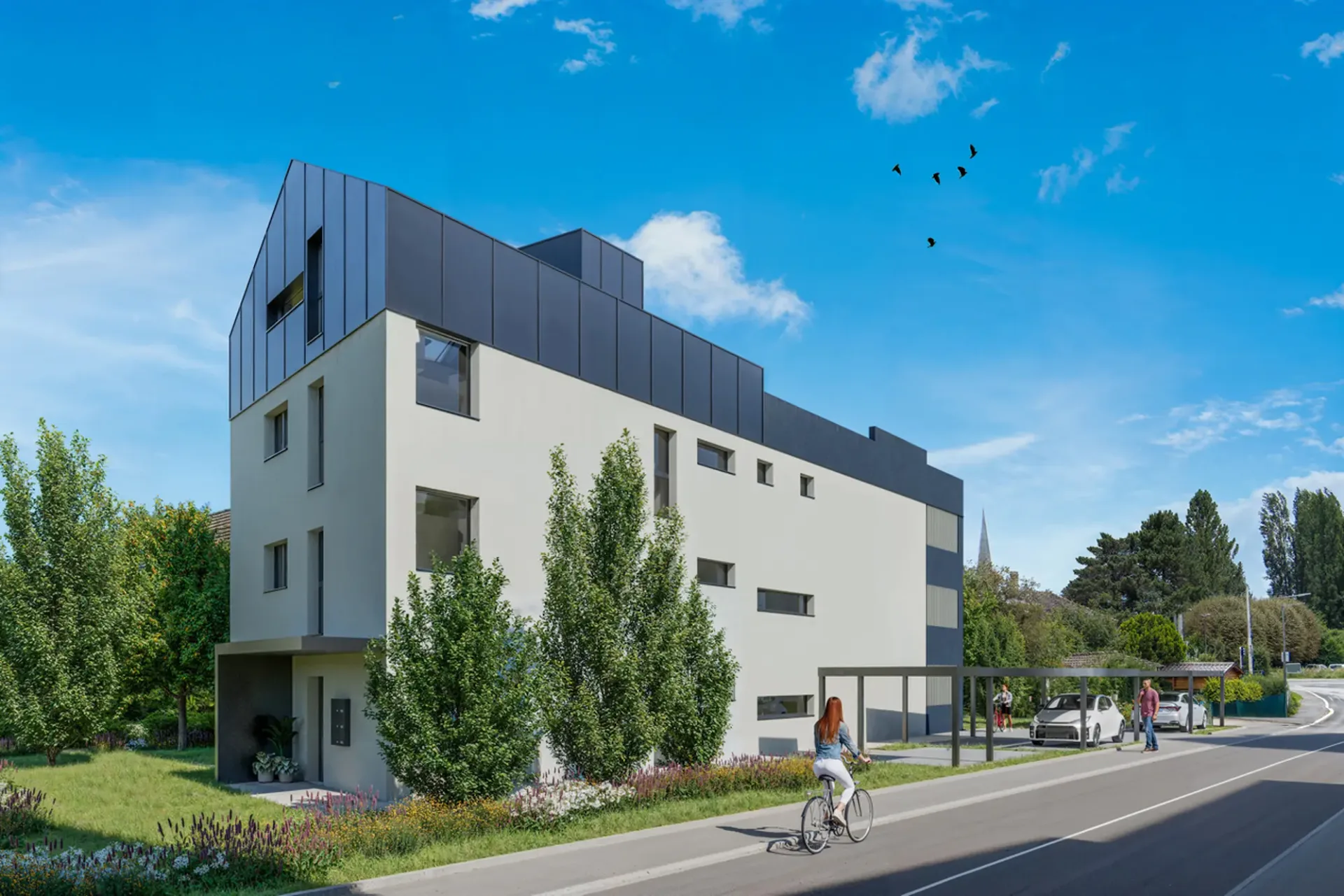 Wohnung mit 3,5 Zimmern, privatem Garten von 241 m², Verkauf auf Plan