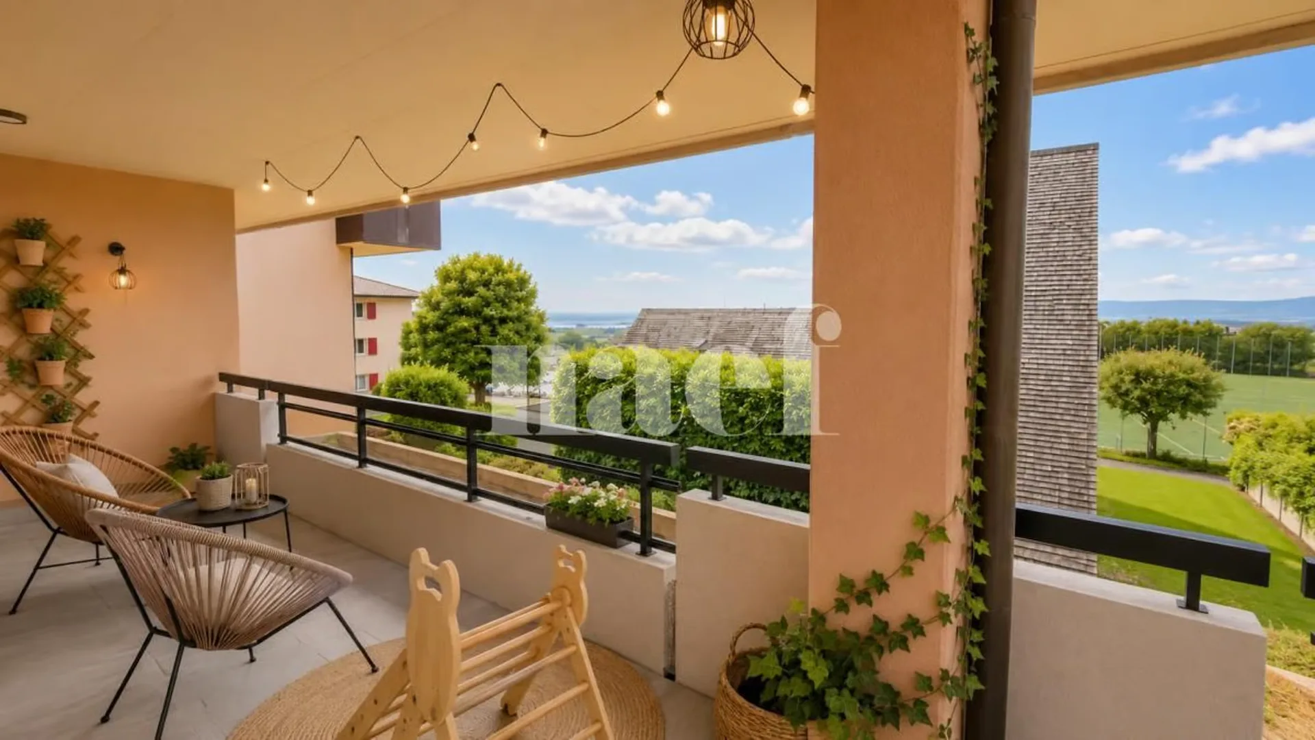 Appartement de 4.5 pièces au 1er étage avec balcon