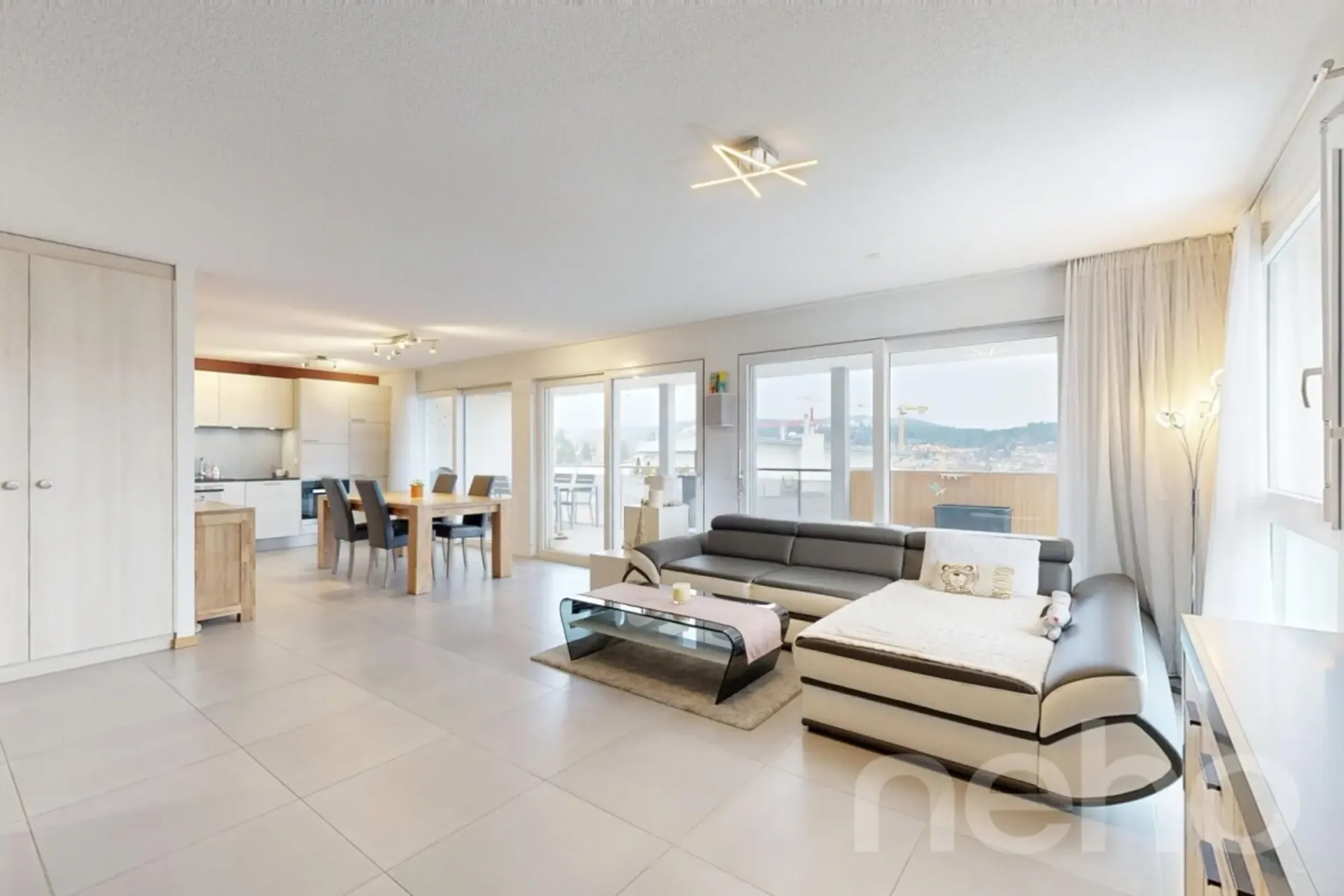 Appartement T4 de 106 m² avec vue montagne à la Chaux-de-Fonds