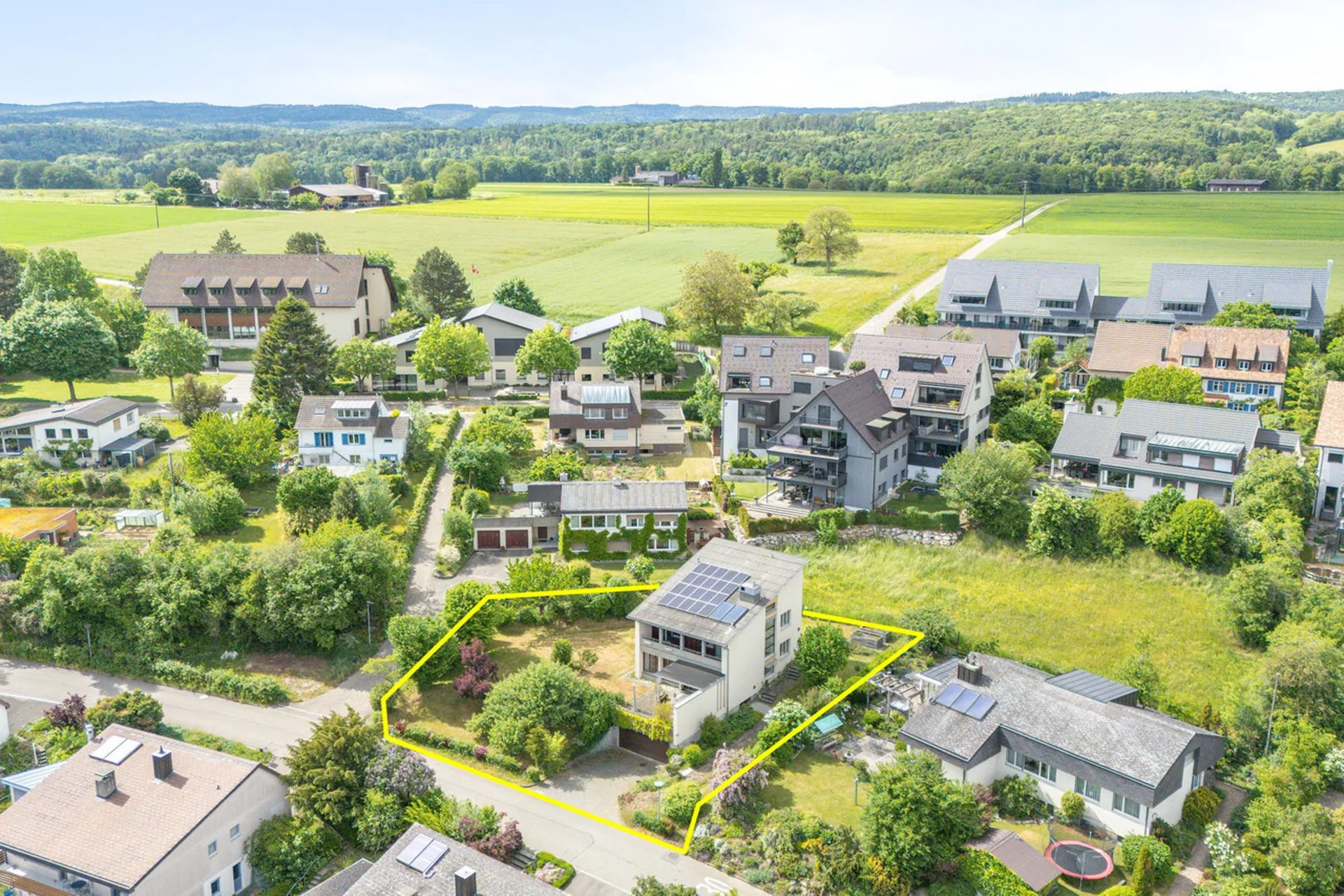 Ein Zuhause mit Horizont - Weitsicht bis in die Alpen