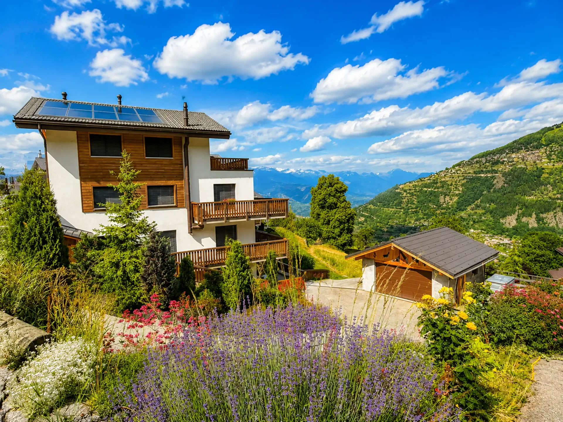 Magnifique attique avec vue imprenable