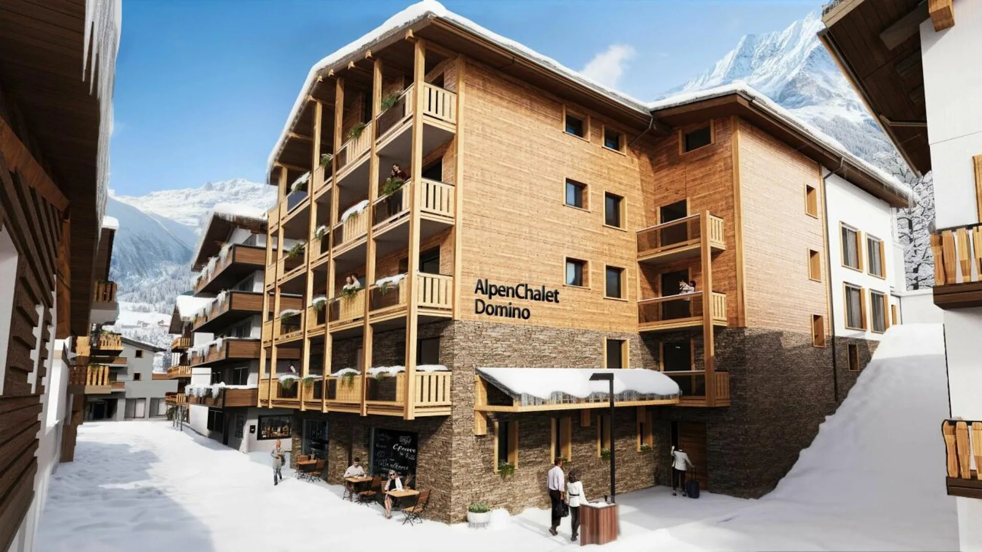 Domino Chalet delle Alpi Costruzione 2026. Residenza secondaria classica senza obbligo di locazione. Riservato!