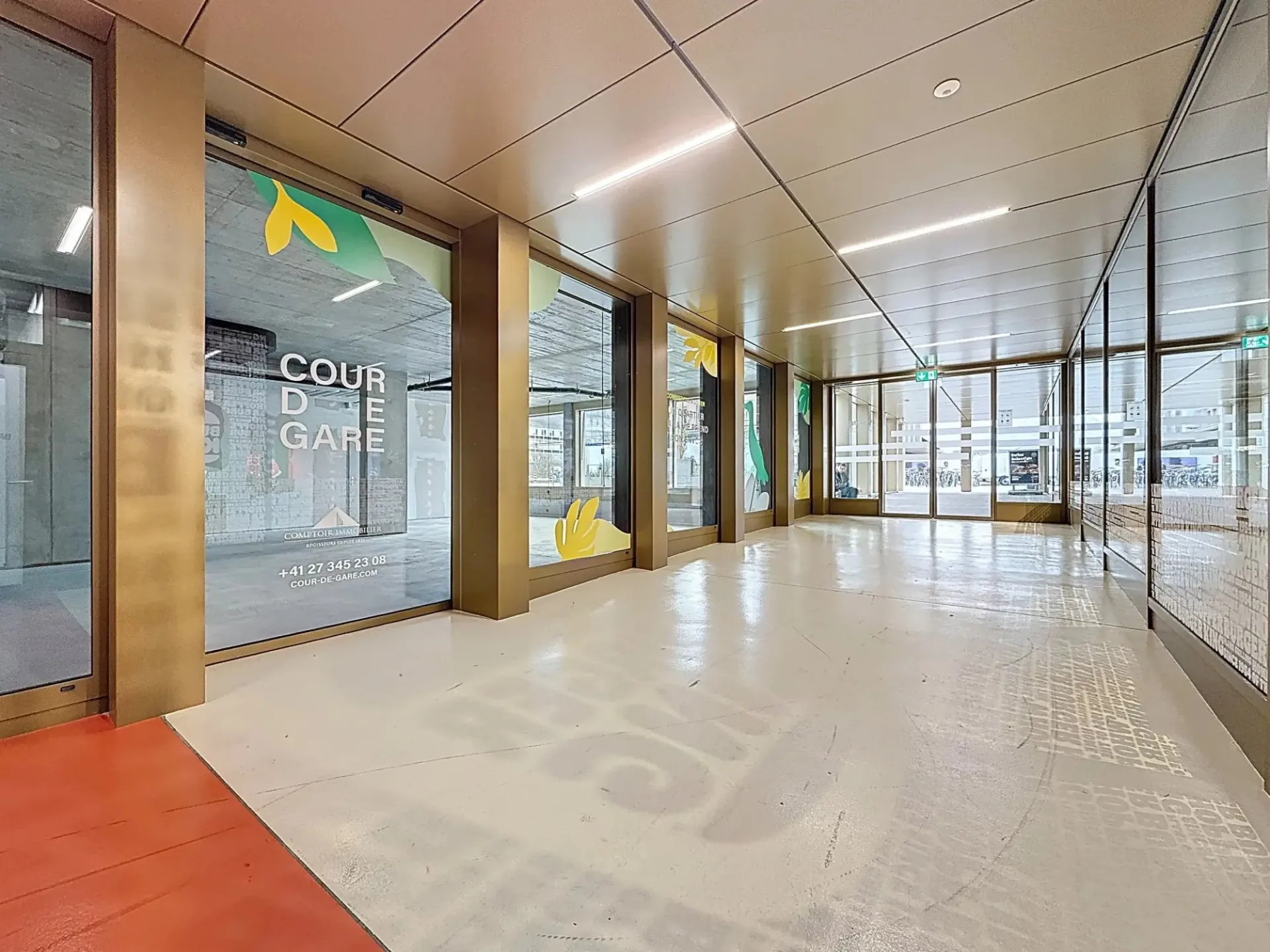 Zu vermieten - Lage n1 - Arcade 142.22 m² auf dem Platz am Bahnhof (Sion)
