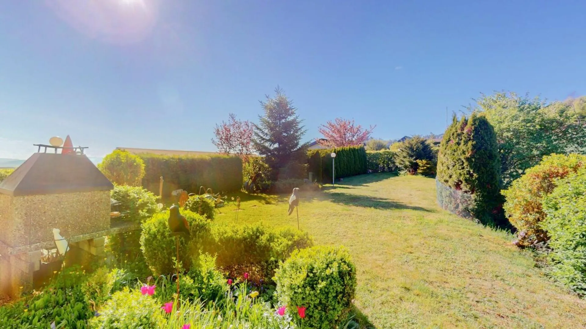 5½ Zimmer, grosser Garten, viel Ruhe und Blick auf's "Belpmoos"