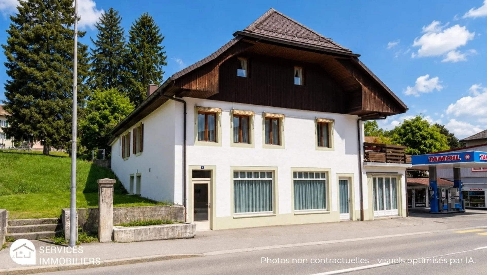 Haus mit Rollstuhlzugang und Aufzug