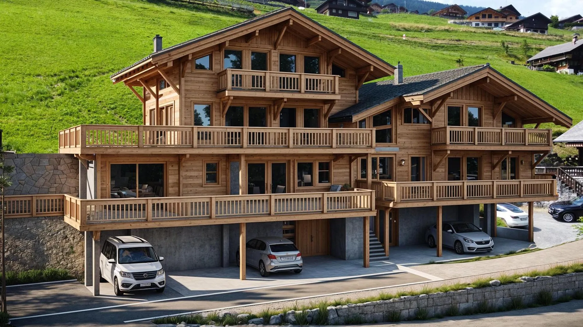 Wohnung 4.5 Zimmer in einem neuen Chalet in Val-d'Illiez