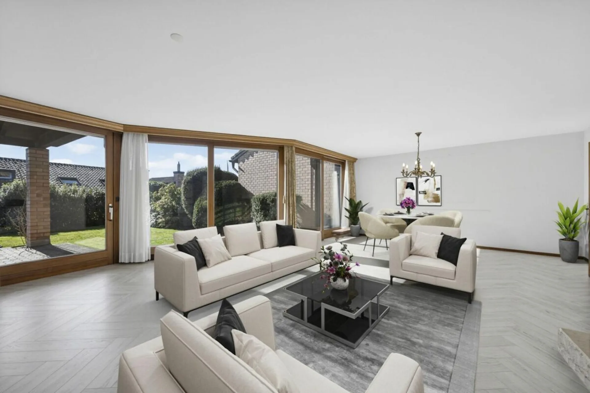 CHAM PANORAMA HARMONIE: 5.5 Zimmer-Reiheneckhaus an bevorzugter Lage