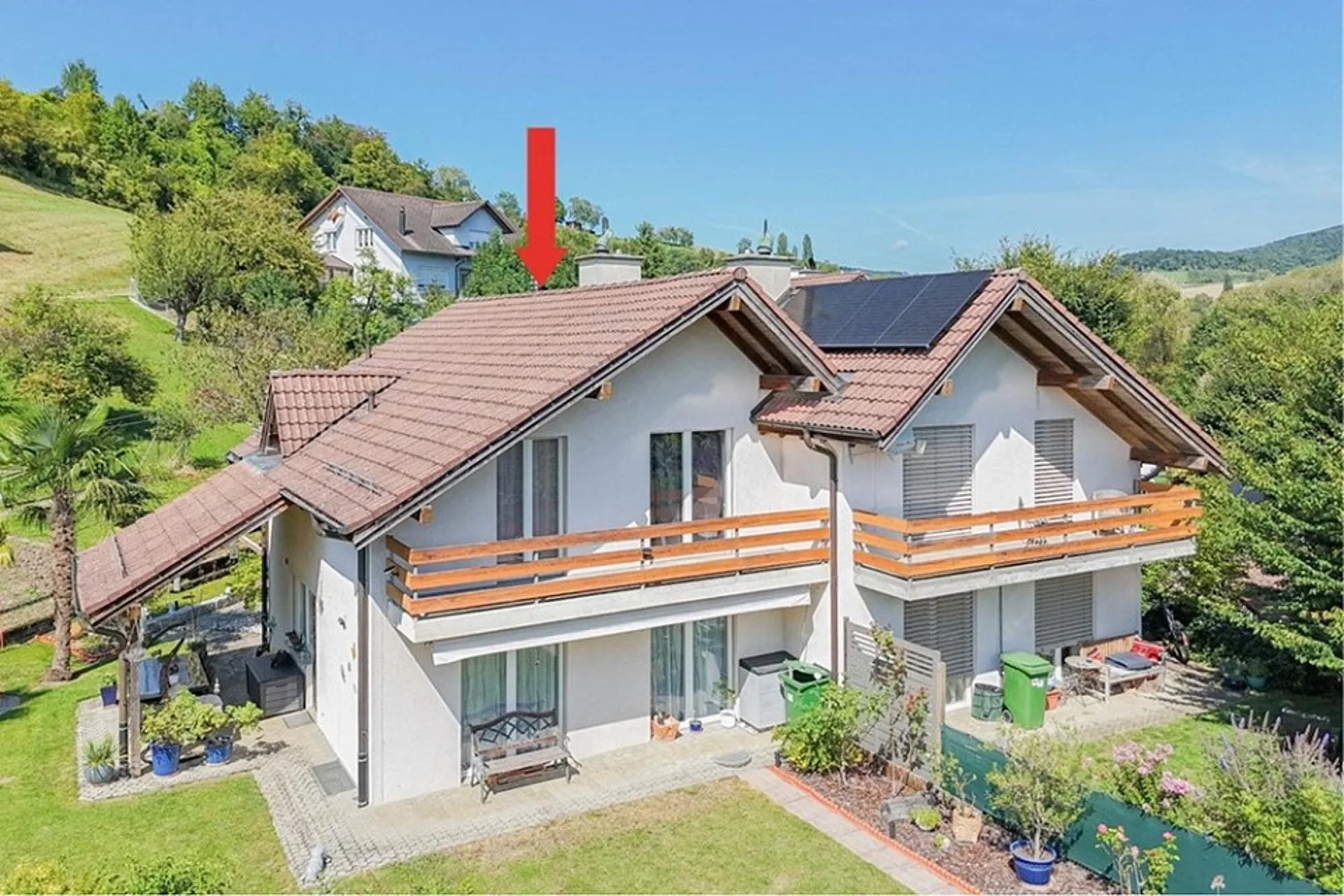 Wohnen mit Ferien-Feeling: 5.5 Zimmer-Doppel-Einfamilienhaus an ruhiger, sonniger Lage