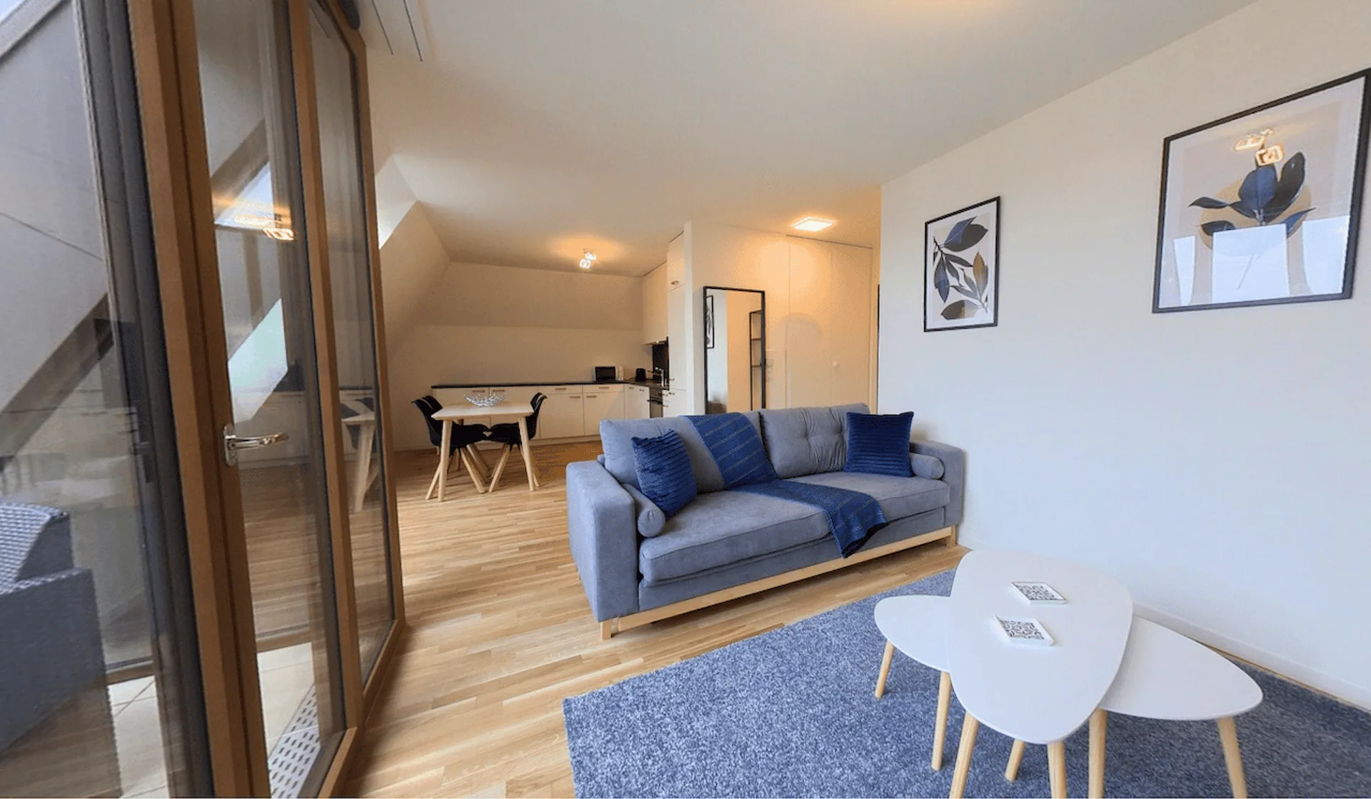 Spacious 1-Bedroom Furnished Apartment with Balcony - Central Lausanne
