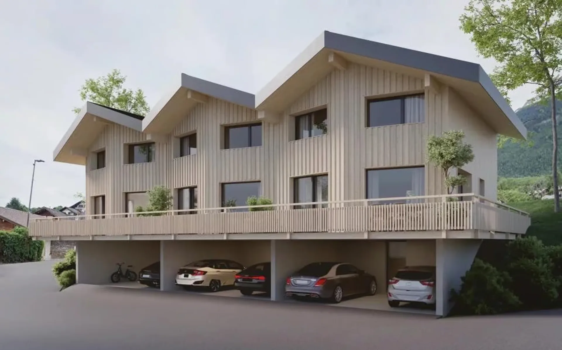Moderne Chalets in Mollens Promotion Les Martelles