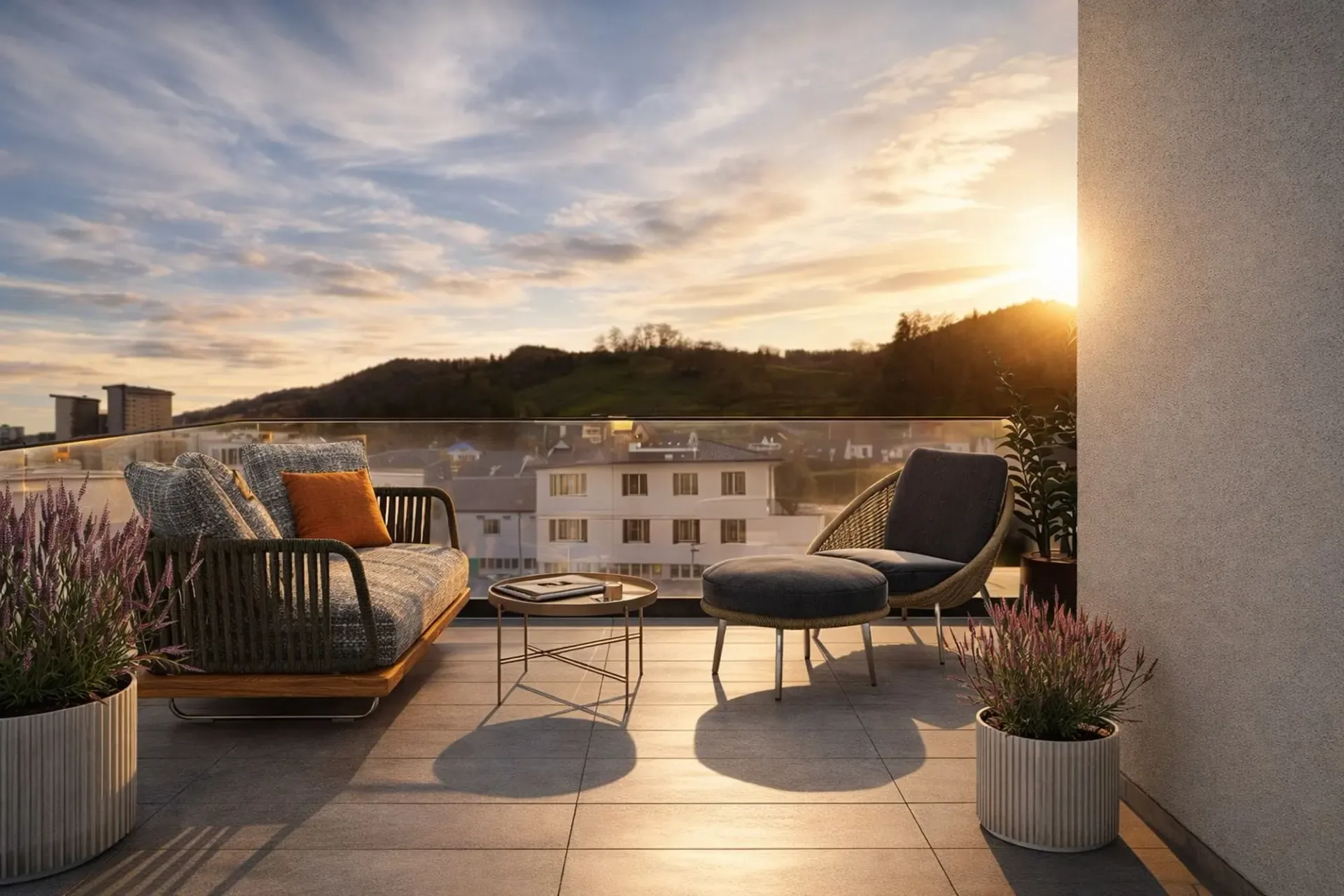 3.5-Zimmer-Attika mit grosser Terrasse in Killwangen mieten