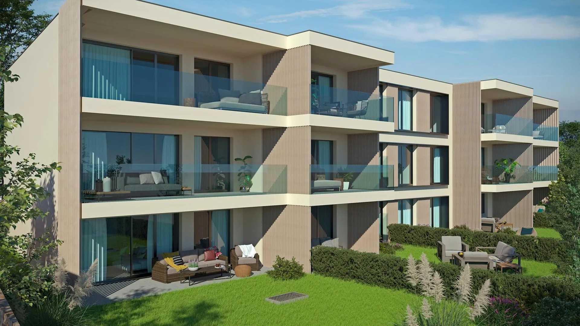 Neues Projekt in Bevaix – 3,5-Zimmer-Wohnung im 2. Stock mit Balkon (Los M)