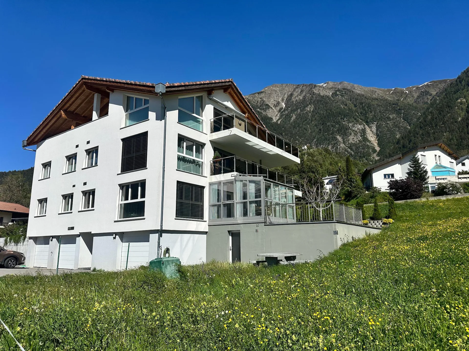 Helle 5-Zimmer-Wohnung mit Bergblick in Ried-Brig