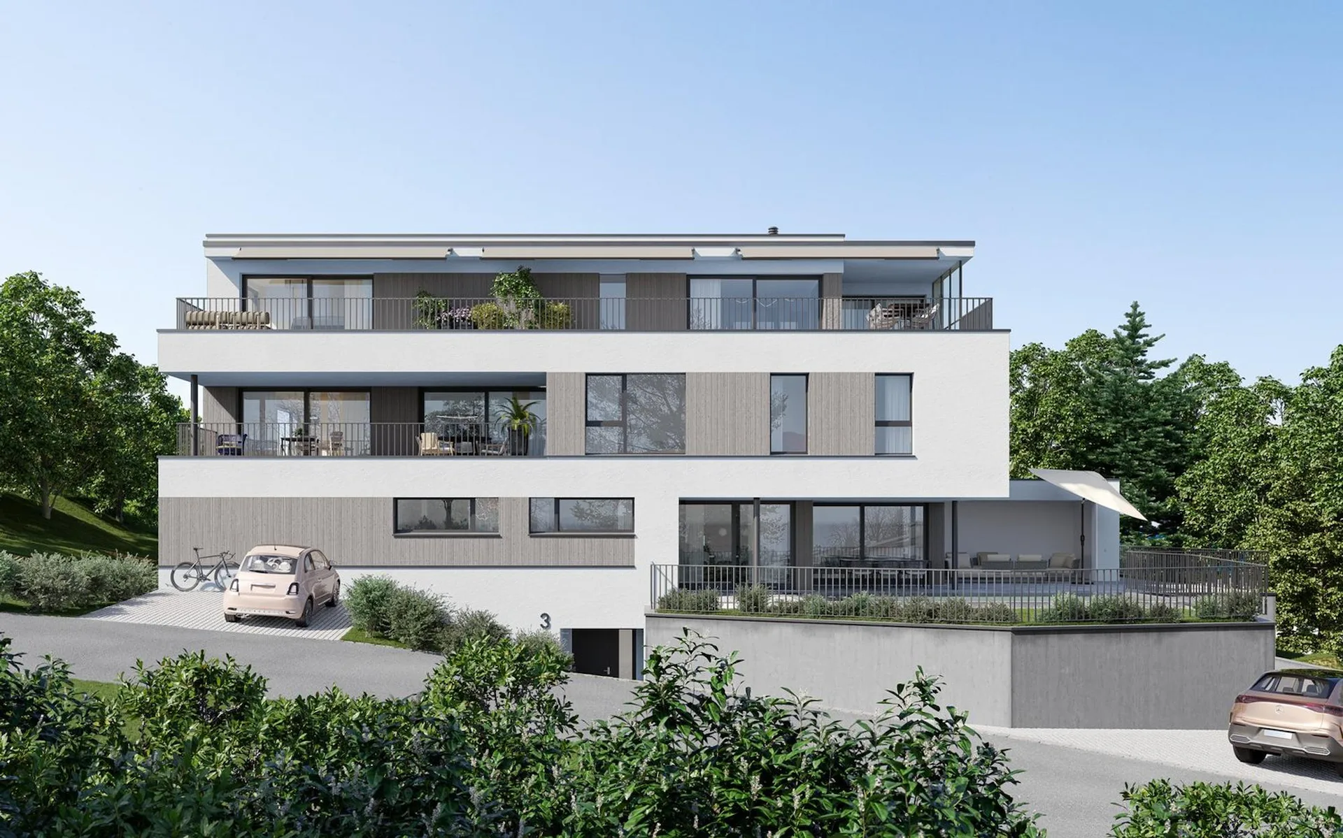 Exklusive 5-Zimmer-Neubauwohnung mit Terrasse & Weitsicht
