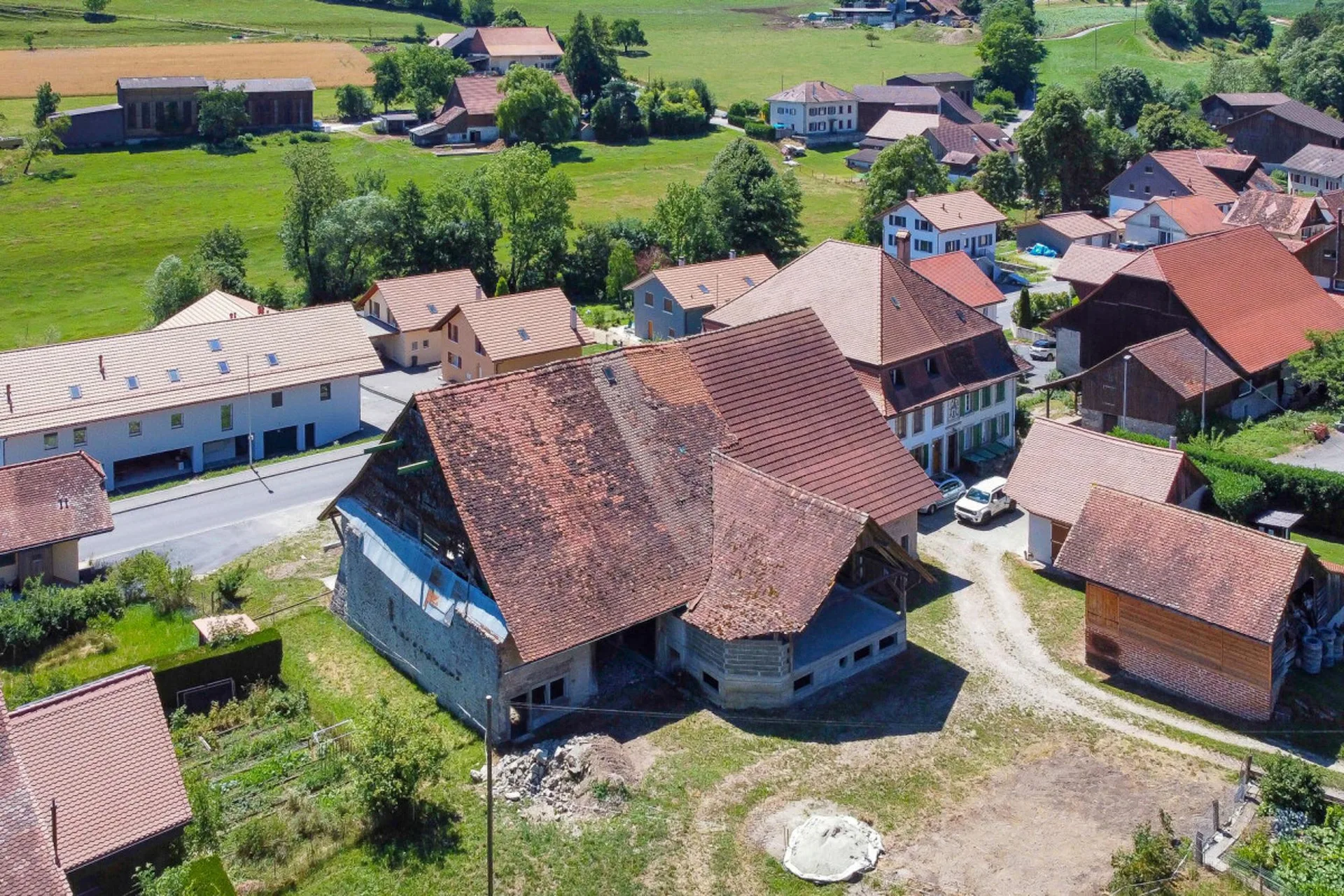 Rare: projet immobilier de 6 appartements avec permis de construire