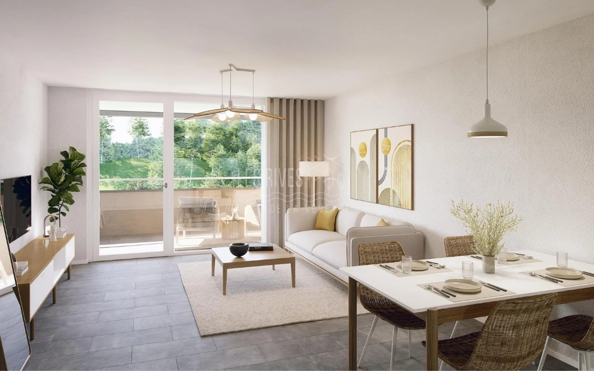 Châtel-Saint-Denis - 2,5  pièces neuf 62 m² - Balcon 18 m²