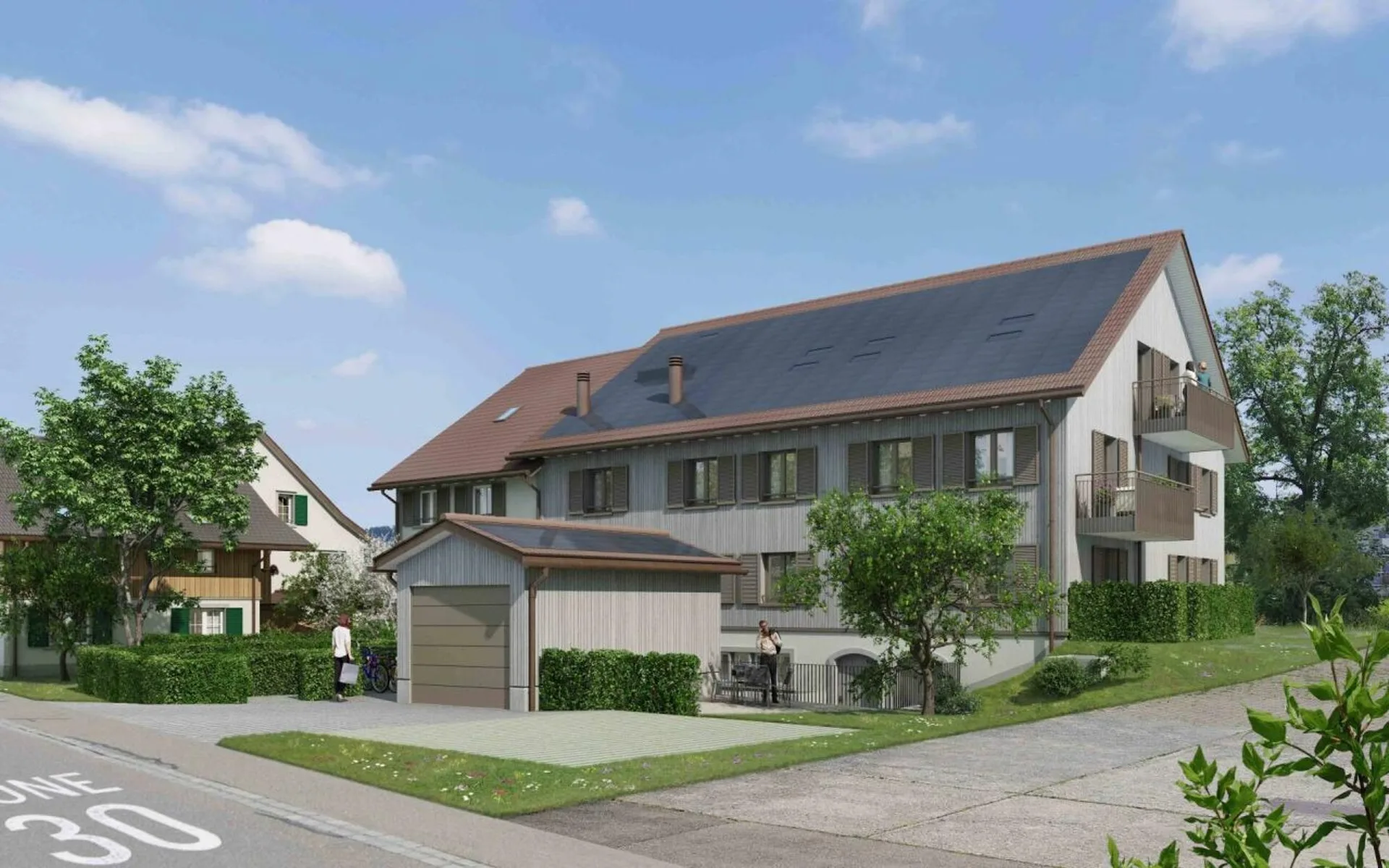 Le démarrage de la construction a eu lieu ! Haute qualité de vie : appartements neufs à proximité de la nature, du lac et de la ville