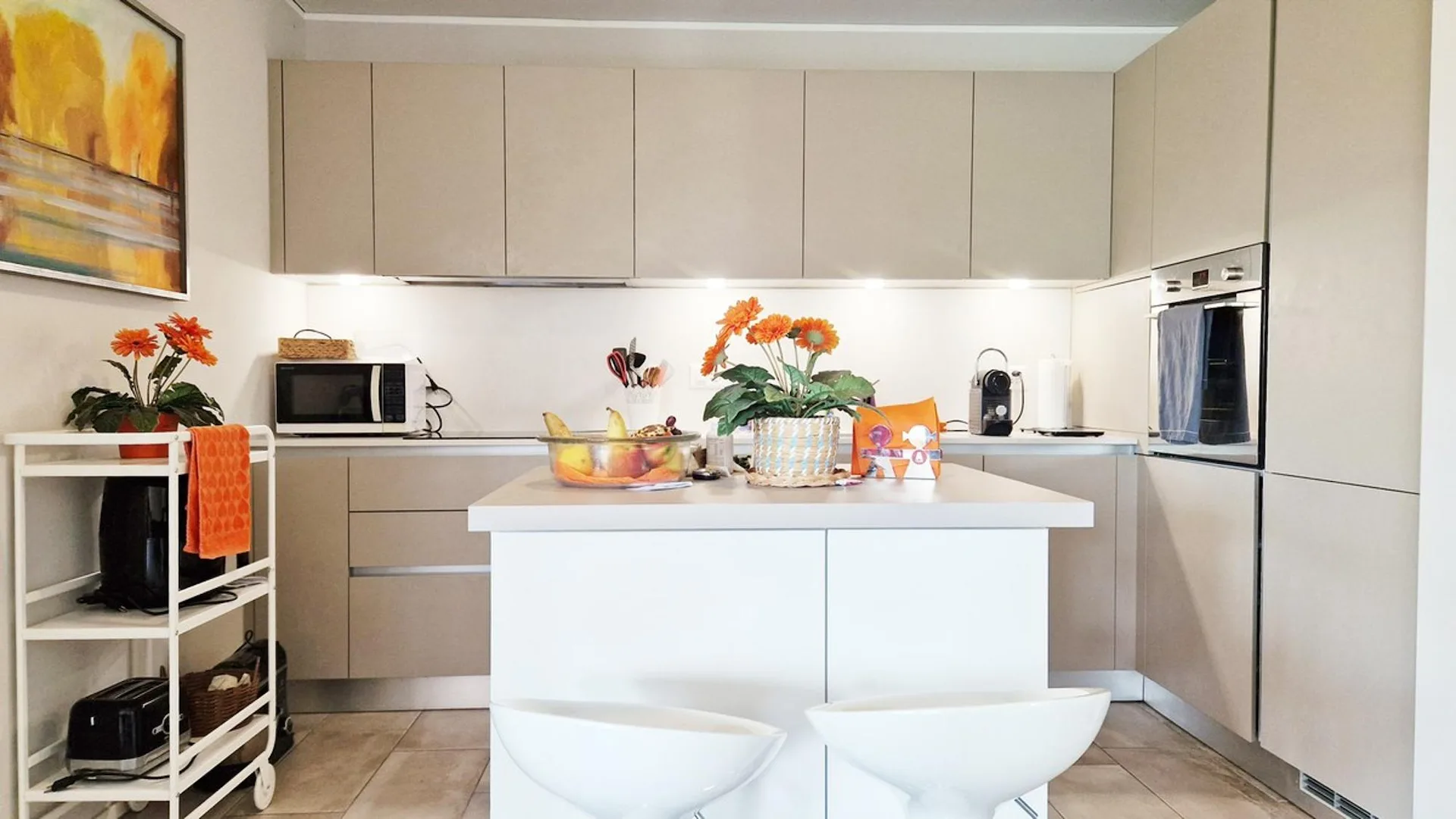 Schönes Apartment 3,5 mit zwei Terrassen, erst kürzlich erbaut