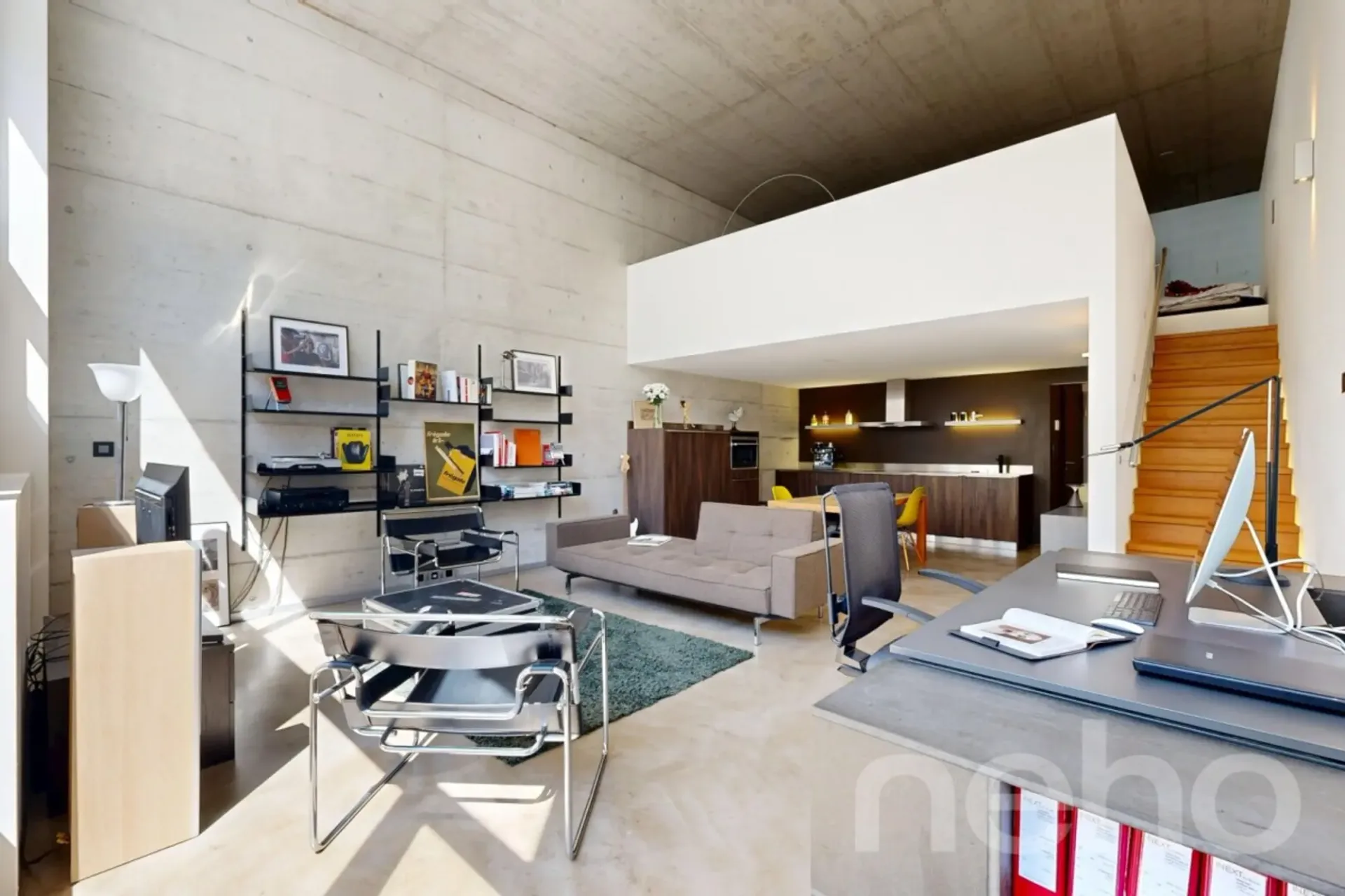 Unique : Duplex contemporain / grand balcon ouest / vue lac partielle