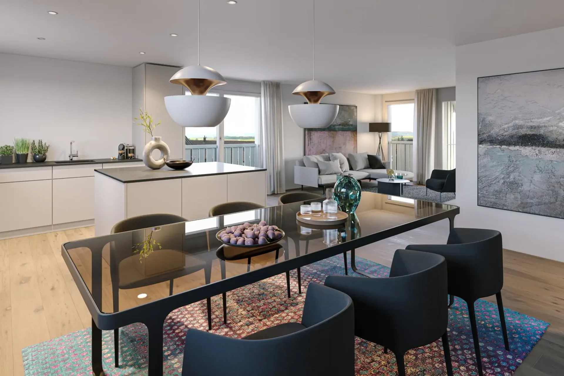 Moderne 2.5-Zimmer-Neubau-Wohnung in Dörf­lingen