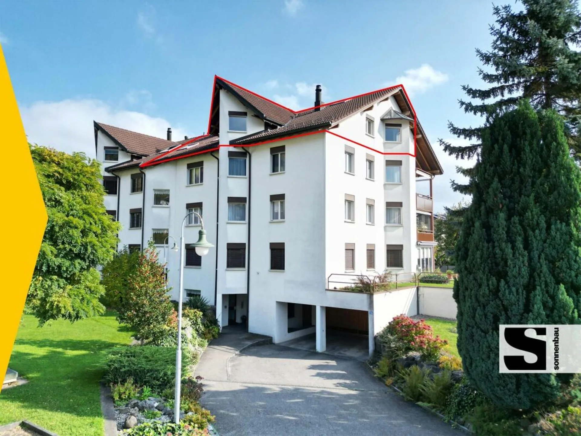 Attraktive 5.5 Zimmer Dachwohnung mit Weitblick