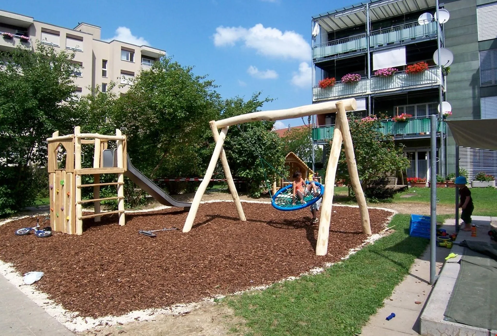 Kinderfreundliche Wohnlage mit guten Anbindungen