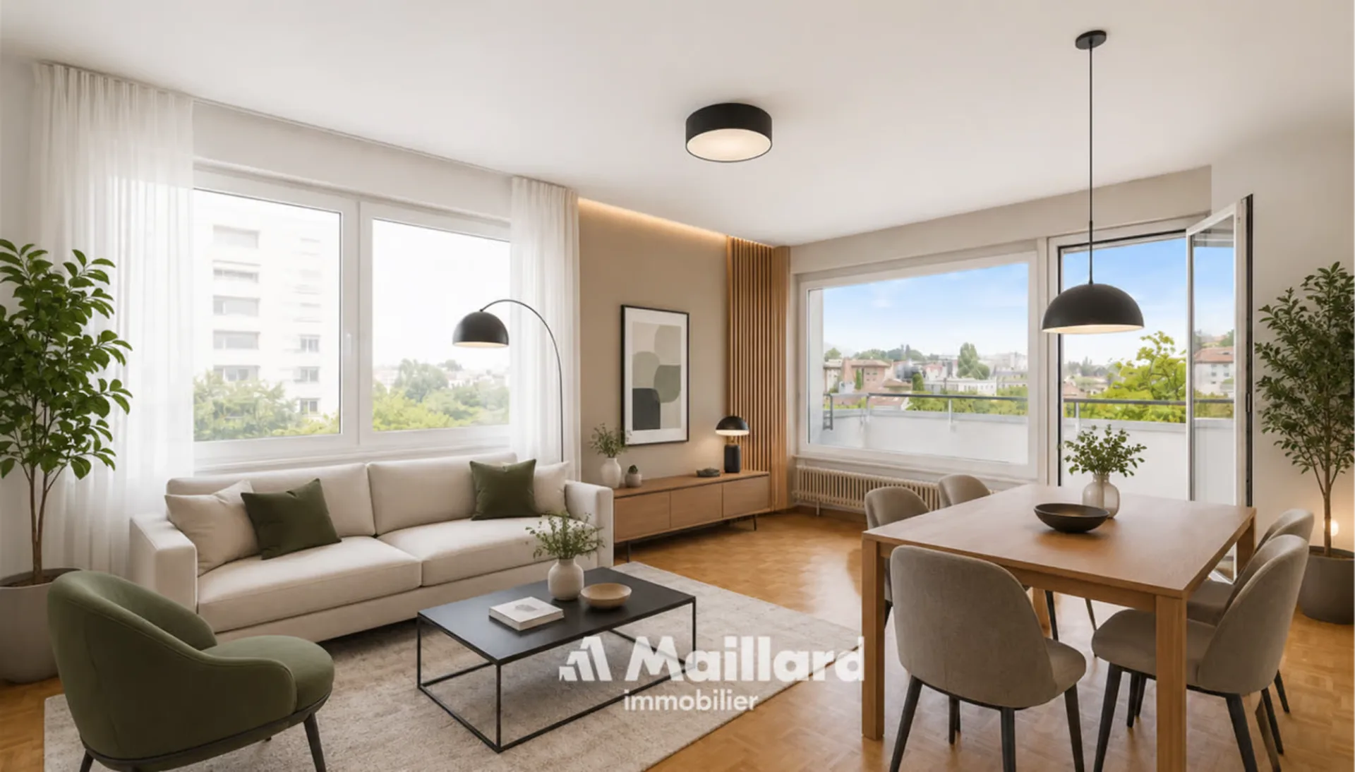Wohnung mit 4.5 Zimmern und Seeblick